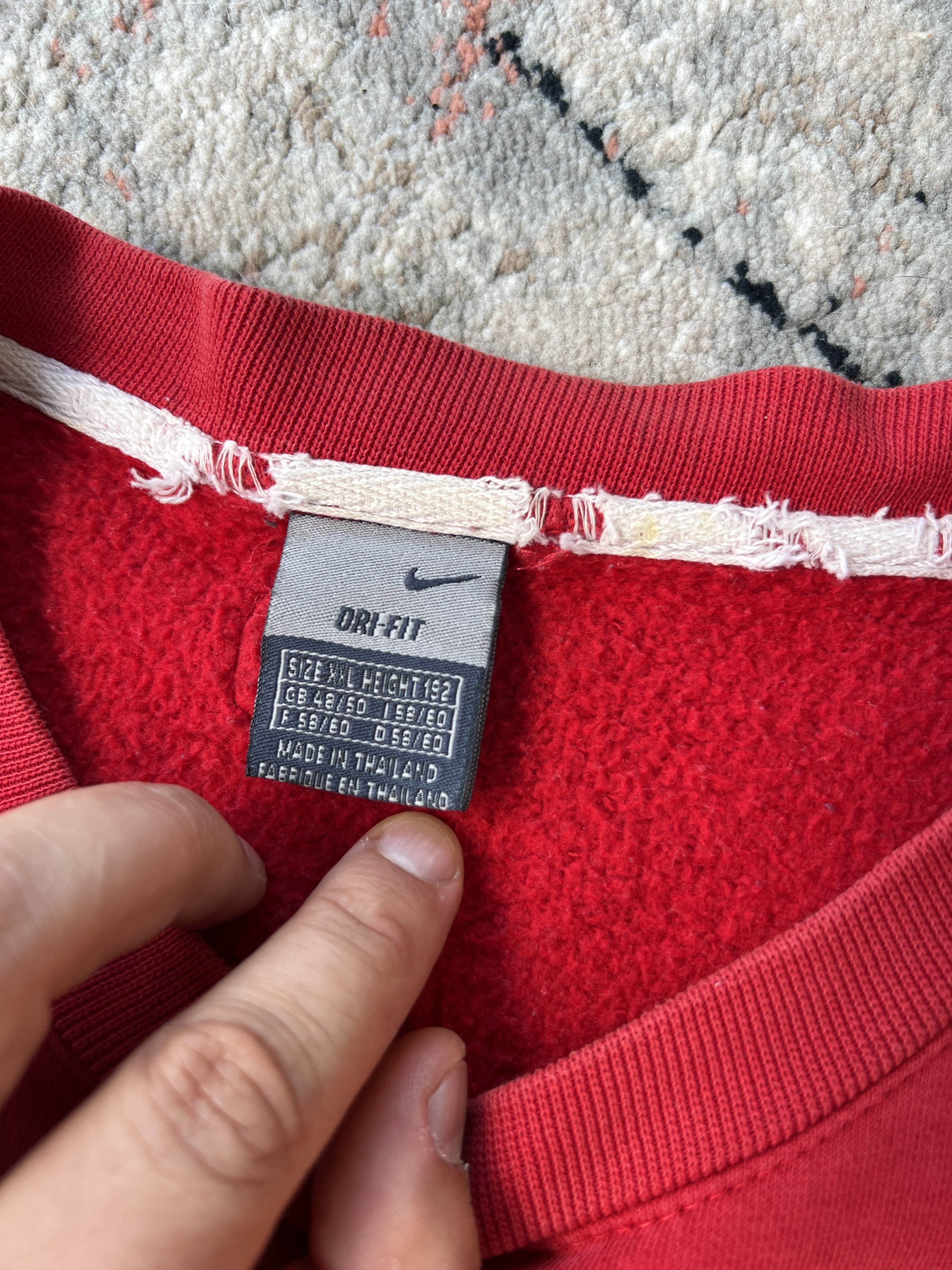 Nike × Vintage Nike Vintage Training Sweatshirt Size US XL / EU 56 / 4 - 7 Thumbnail