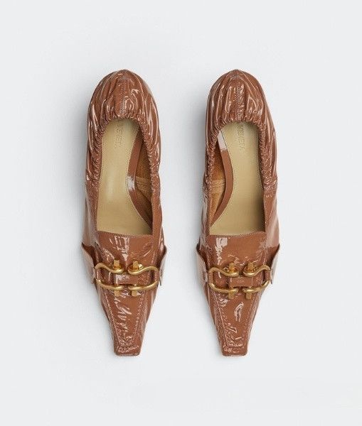 Bottega Veneta o1bcso1str0924 Madame Pump in Brown Size US 11 / IT 41 - 4 Thumbnail
