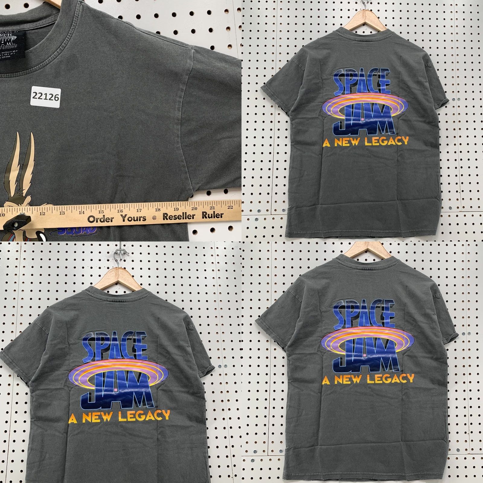 21 Men Space Jam A New Legacy Shirt Gray Forever 21 Mens Small TOON SQUAD 19.5x27 Size US S / EU 44-46 / 1 - 9 Thumbnail