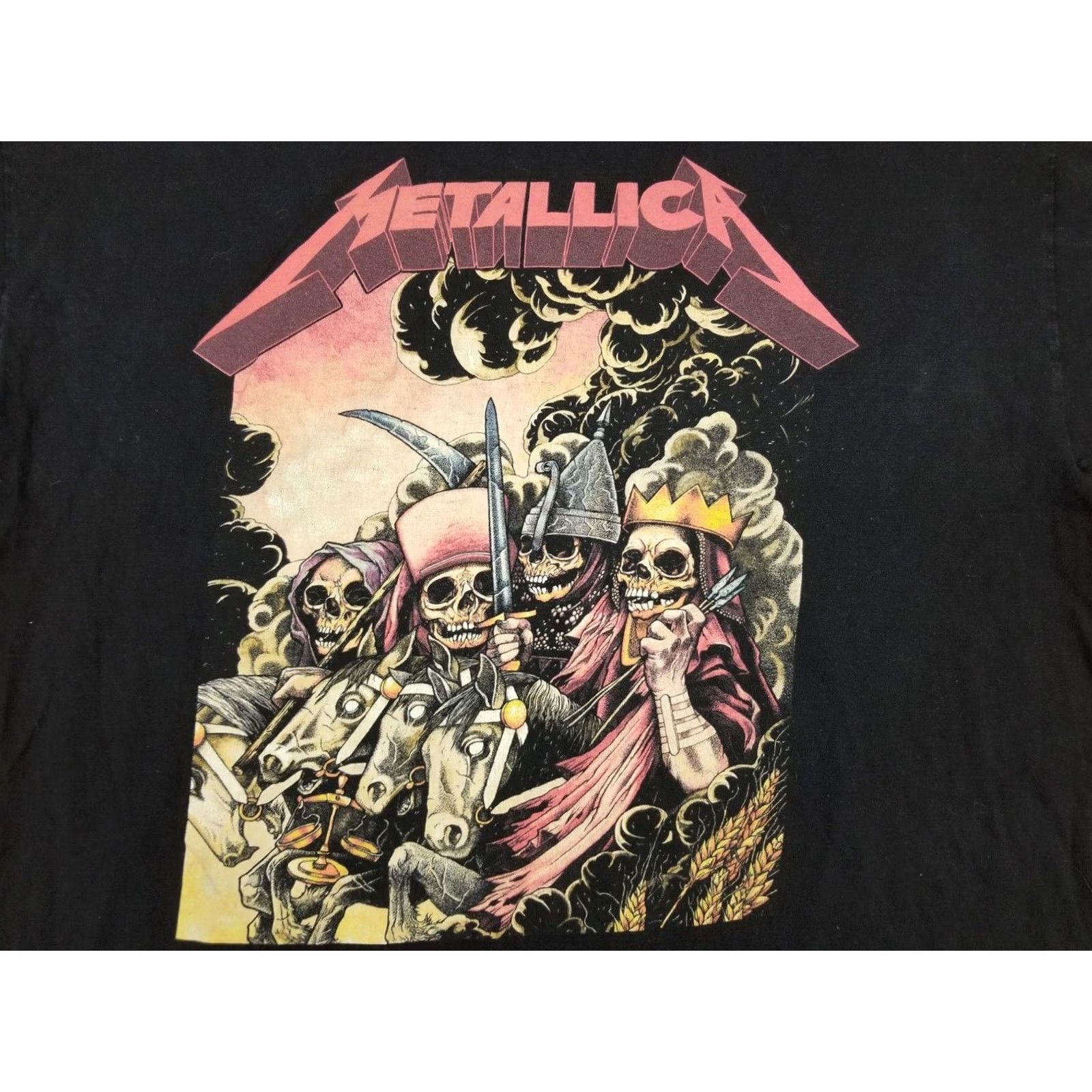 Vintage VINTAGE Y2K METALLICA METAL BAND TOUR CONCERT T-SHIRT XL Black Mens T-Shirt XXLARGE Size XL Band Rock USA 90s US Theme Size US XL / EU 56 / 4 - 2 Thumbnail