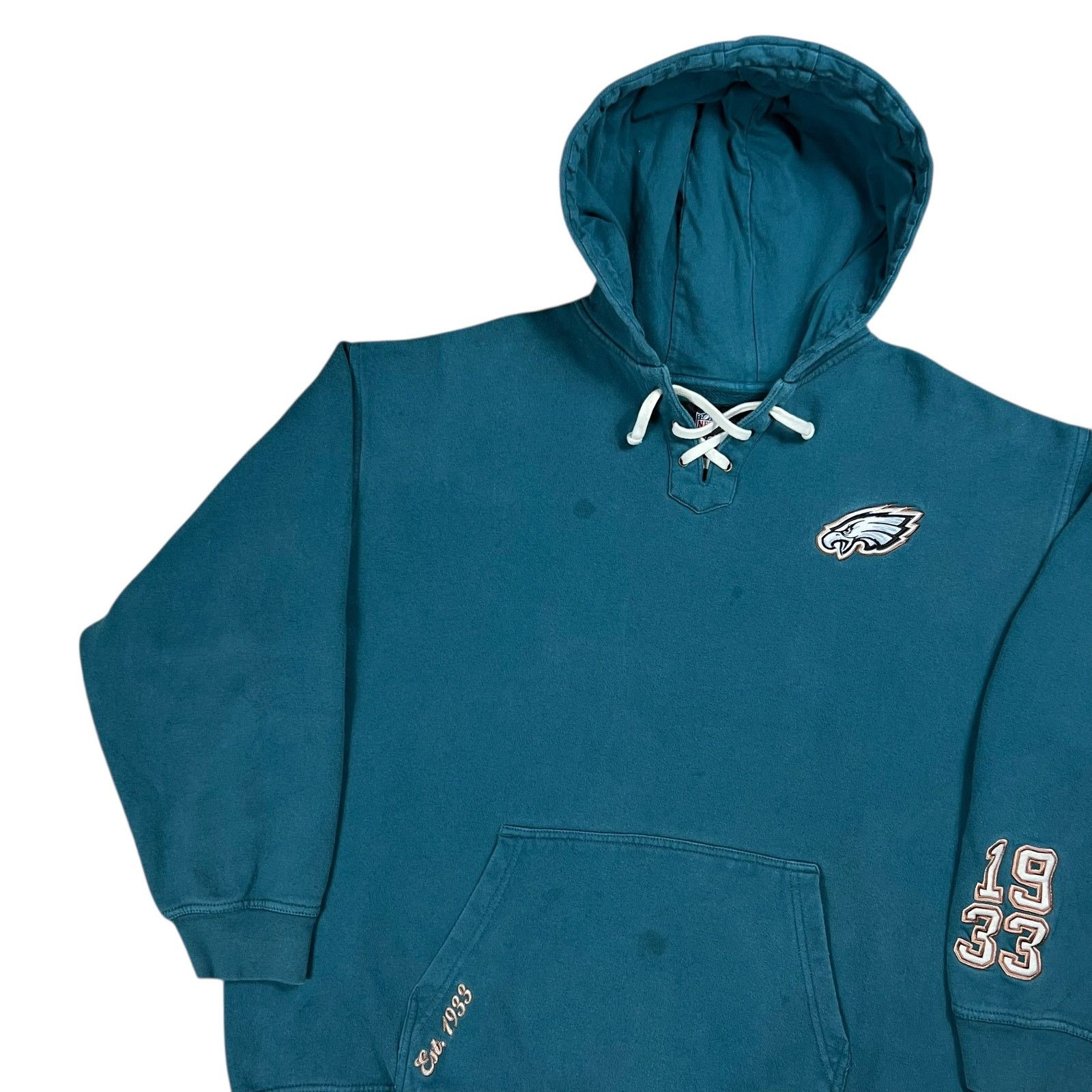 NFL Y2K NFL pro Line Philadelphia Eagles faded hoodie (XXL) Size US XXL / EU 58 / 5 - 4 Thumbnail