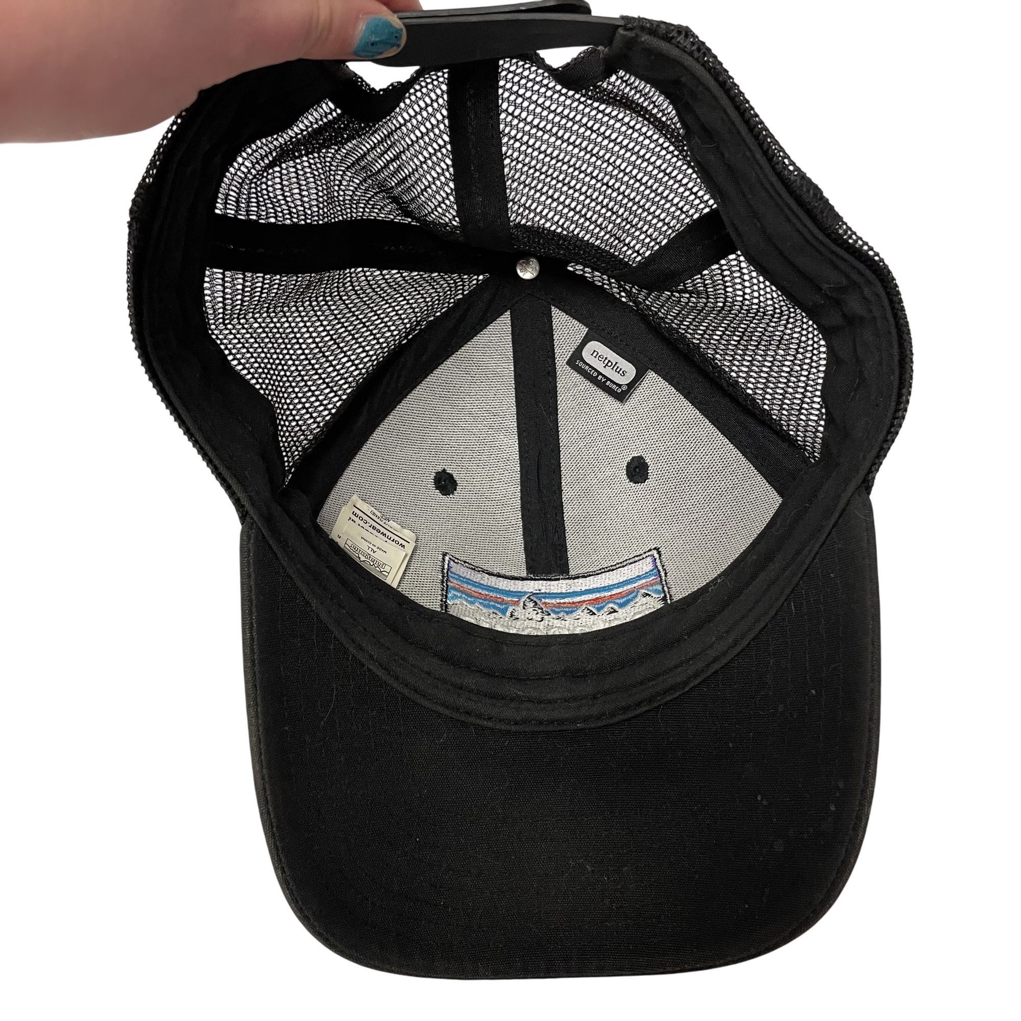 Patagonia Y2K Patagonia Cotton Hat LOGO Snapback MESH Baseball cap Size ONE SIZE - 4 Thumbnail