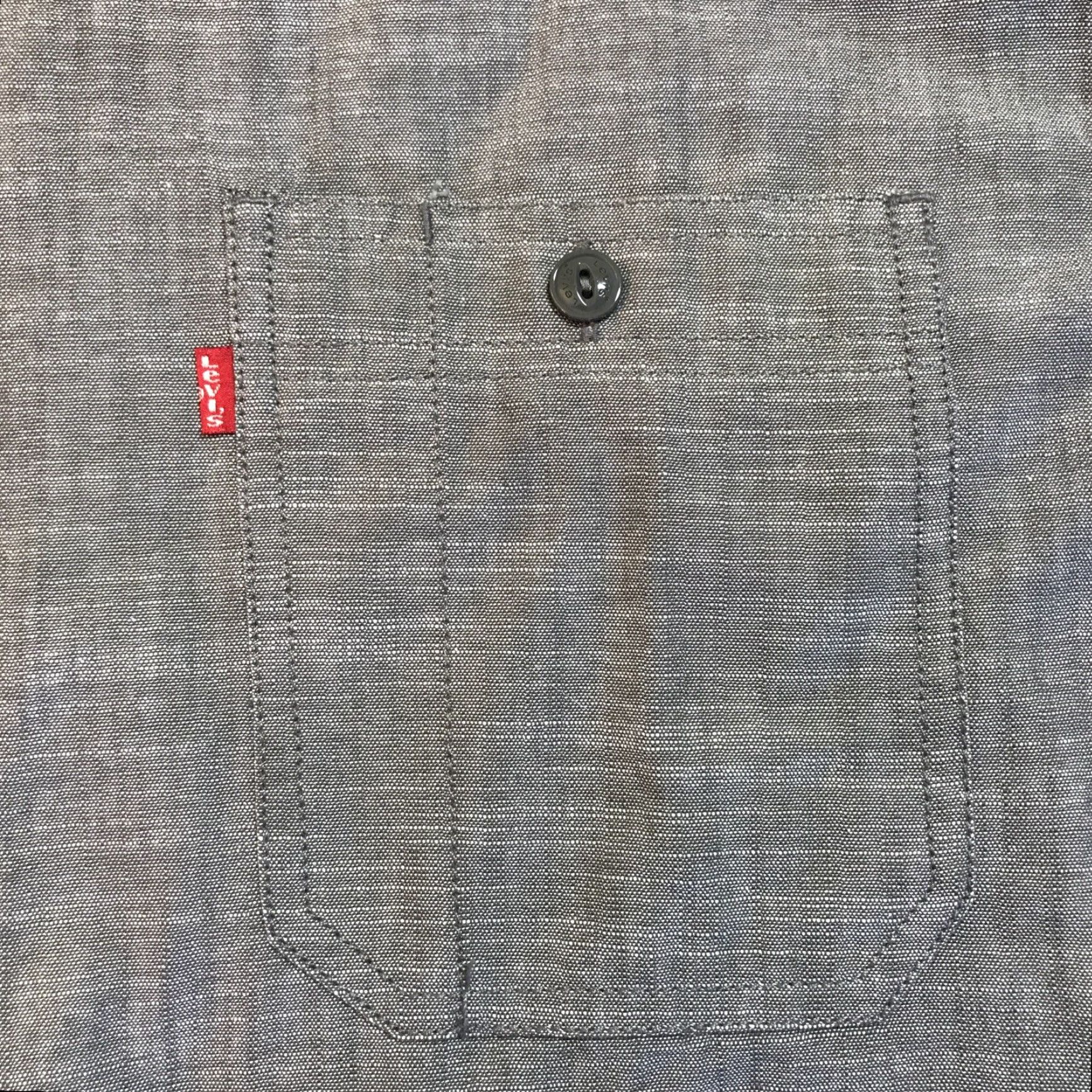 Levi's Levi's Shirt Long Sleeve Button-Up XL Men Cotton Casual Classic Western Gray Size US XL / EU 56 / 4 - 2 Thumbnail
