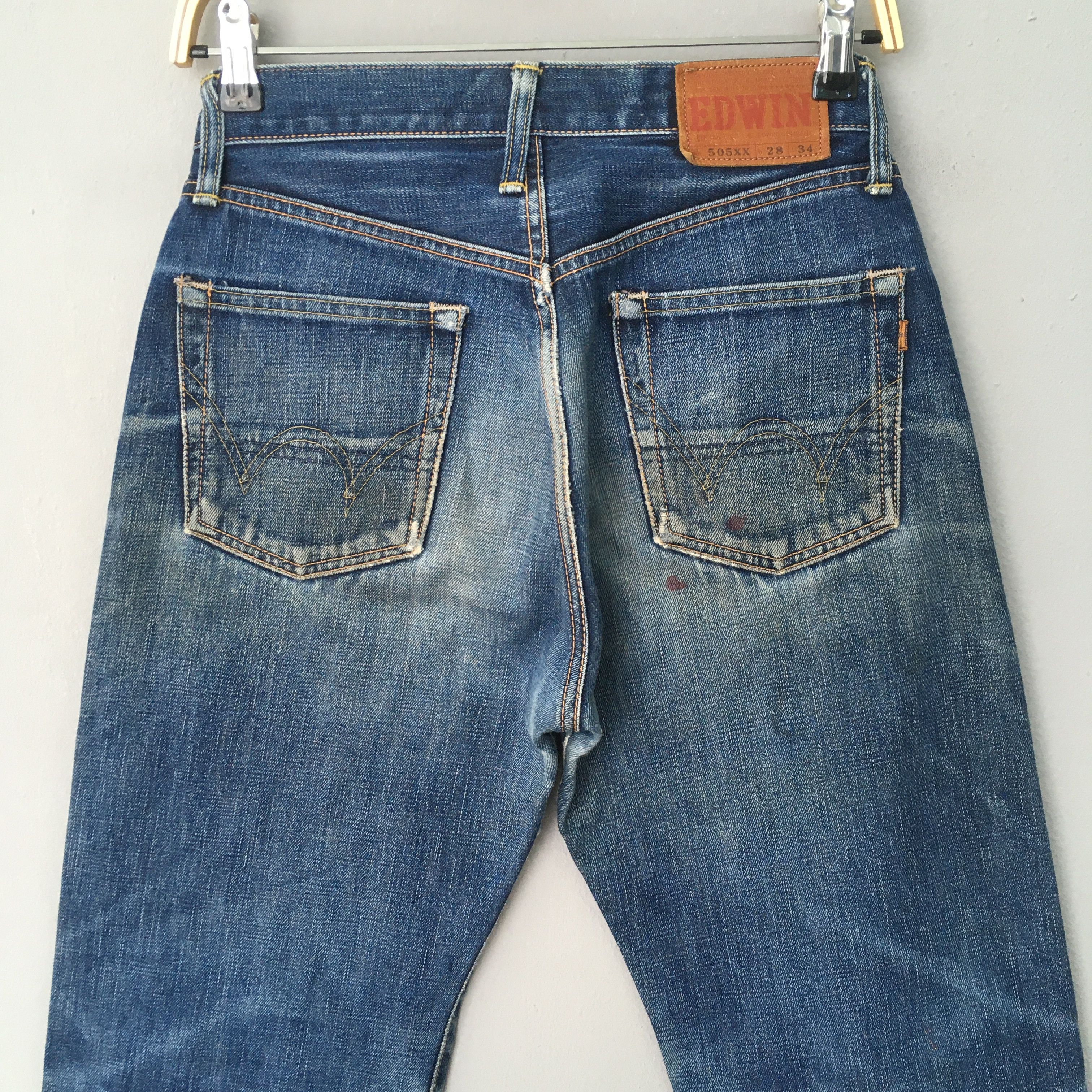 Edwin Size 27x27 Vintage 90s Edwin E Function Faded Jeans S1456 Size US 27 - 9 Thumbnail