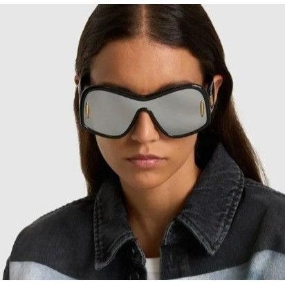 Loewe NEW LW40131I 01C, UNISEX OVERSIZED SUNGLASSES LOEWE LW40131I Size ONE SIZE - 4 Thumbnail