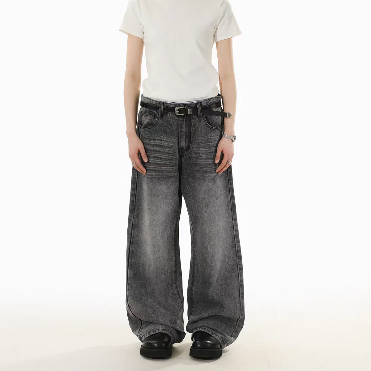 Vintage Vintage washed baggy jeans Size US 30 / EU 46 - 6 Thumbnail
