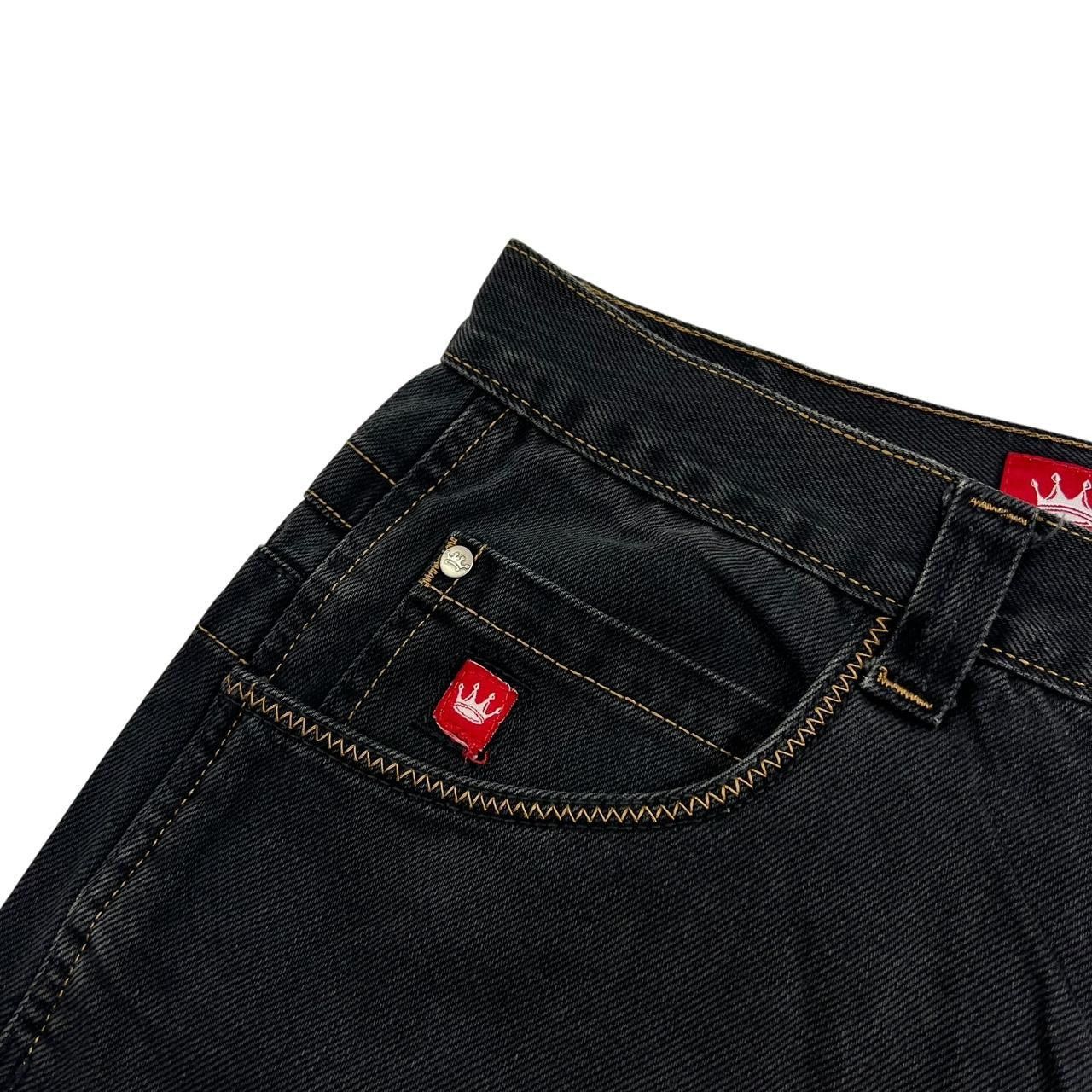JNCO Vintage Jnco Embroidered 8 Ball Denim Shorts Jorts Waist 34 Size US 34 / EU 50 - 6 Thumbnail