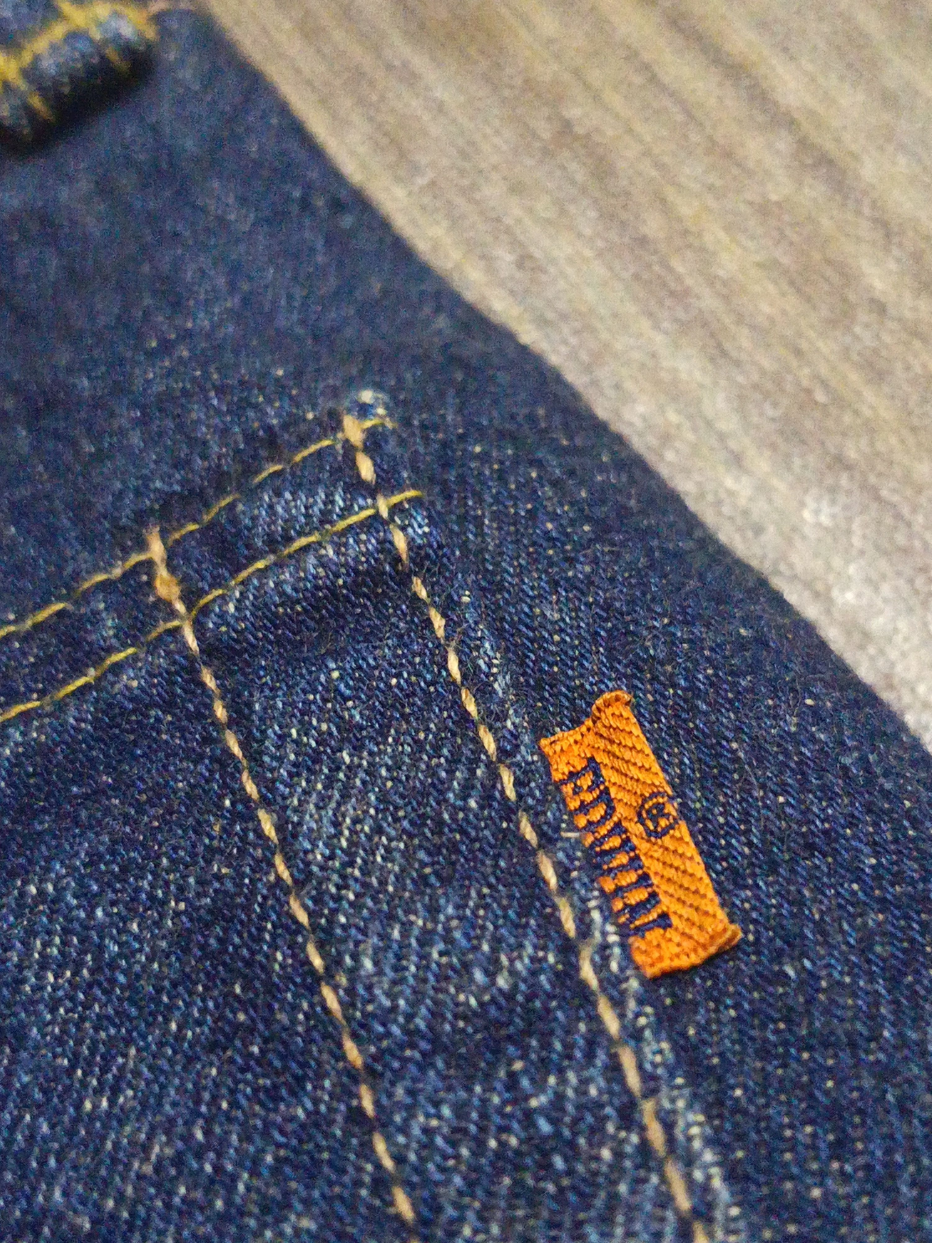 Edwin Edwin 505zx mudwash baggy selvegde Size US 31 - 12 Thumbnail
