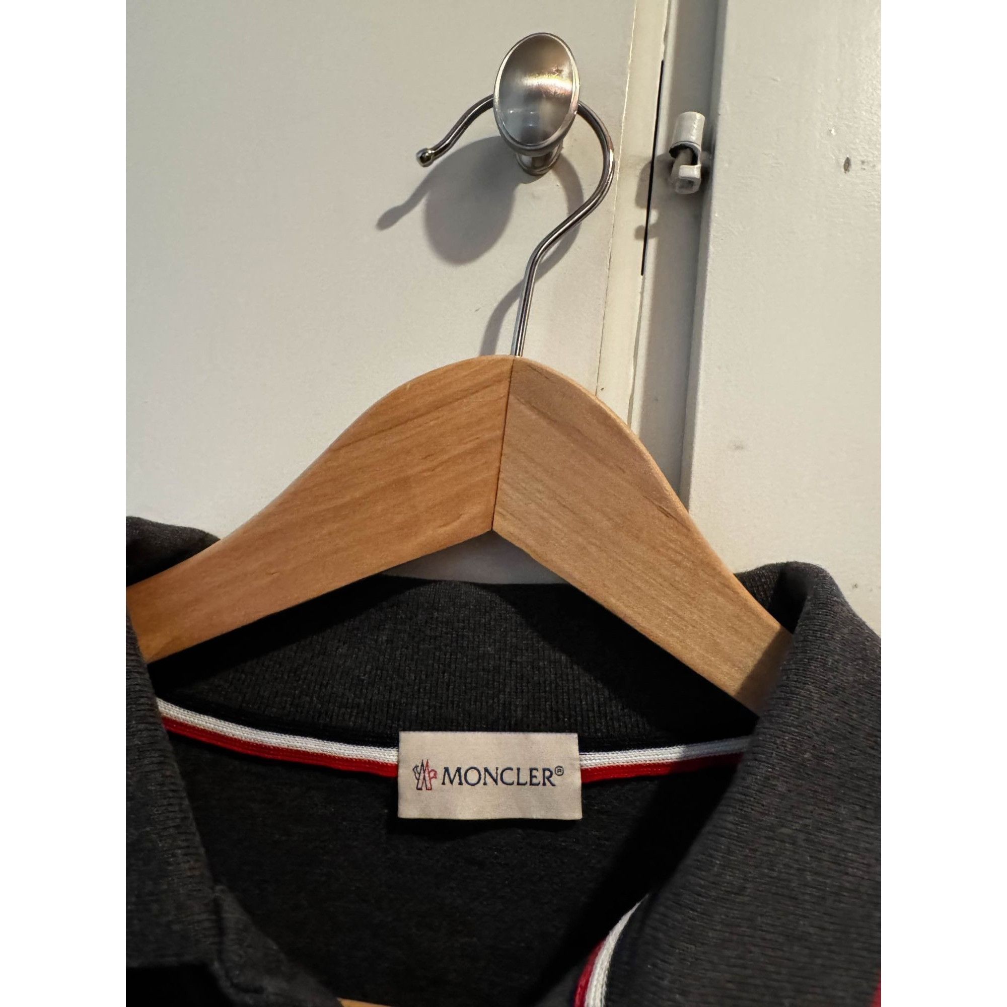 Moncler Moncler Long Sleeve Piqué Polo Size US L / EU 52-54 / 3 - 6 Thumbnail
