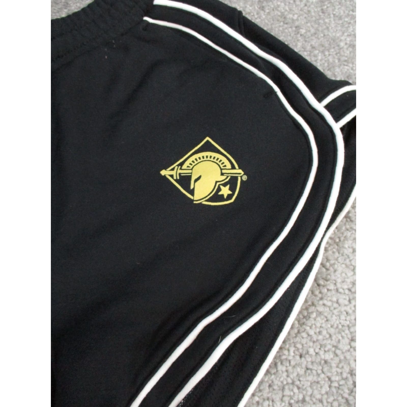 Under Armour VINTAGE Under Armour Athletic Shorts Womens Small Black White Trim Army Black Knights Activewear Running & Training 90s Mens Size 28" / US 6 / IT 42 - 2 Thumbnail