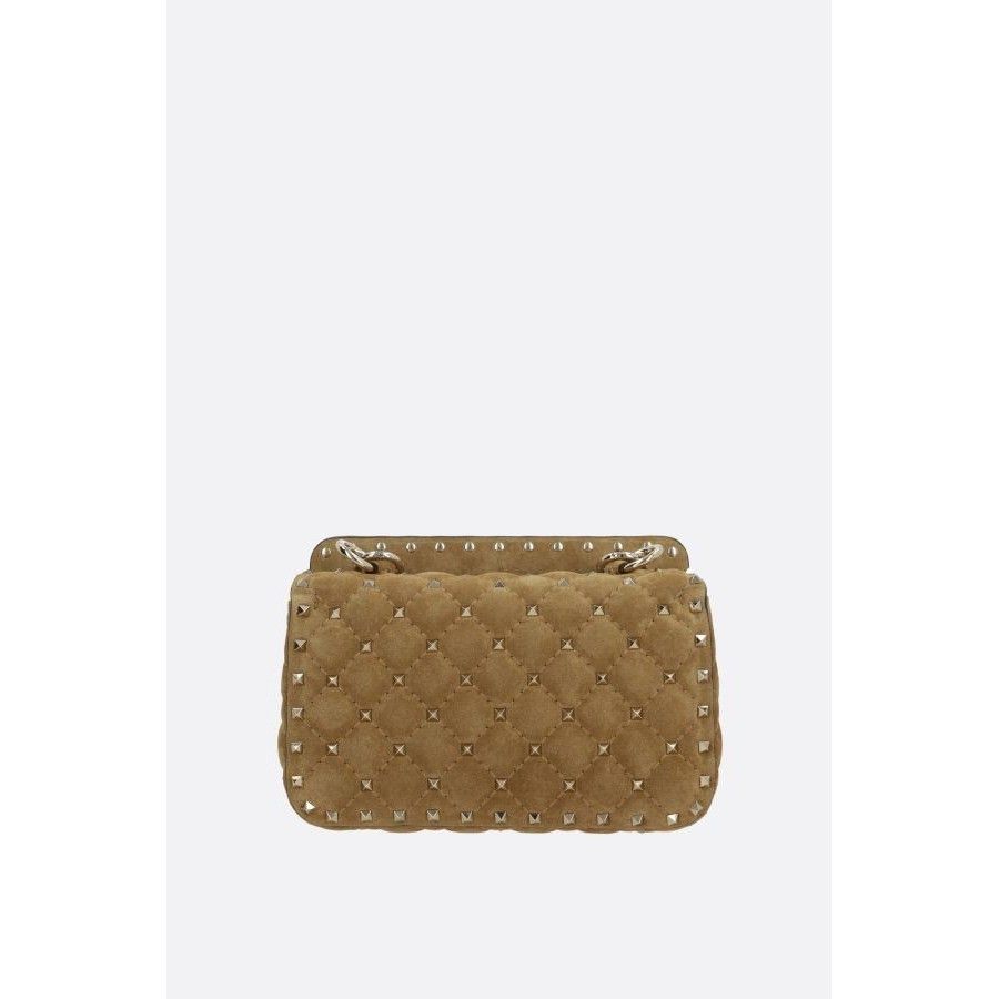 Valentino VALENTINO GARAVANI Rockstud Spike Small Havana Beige Crossbo Size ONE SIZE - 3 Thumbnail