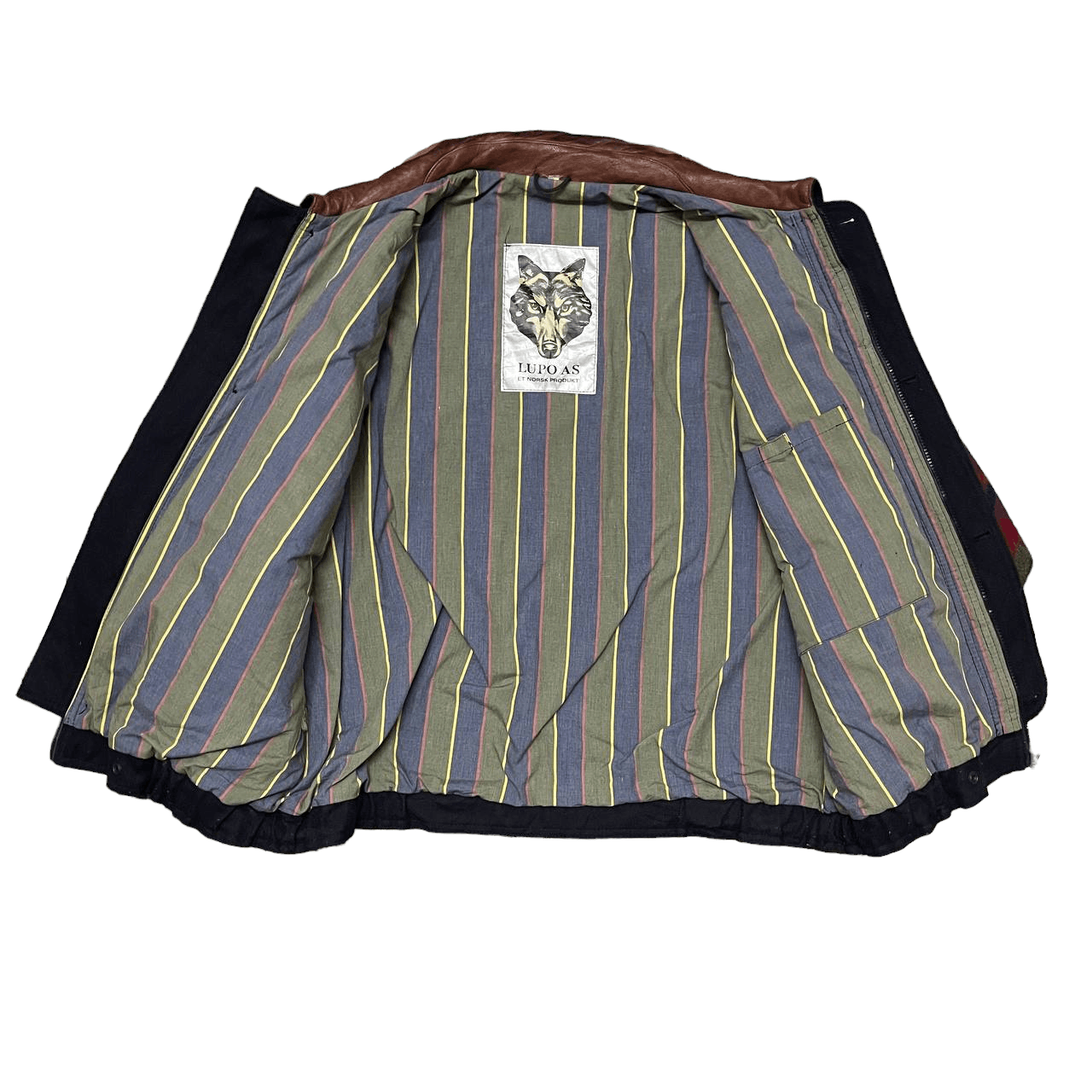 Vintage Vintage Lupo As Wool Bomber Style Jacket Made in Norway Size US M / EU 48-50 / 2 - 9 Thumbnail