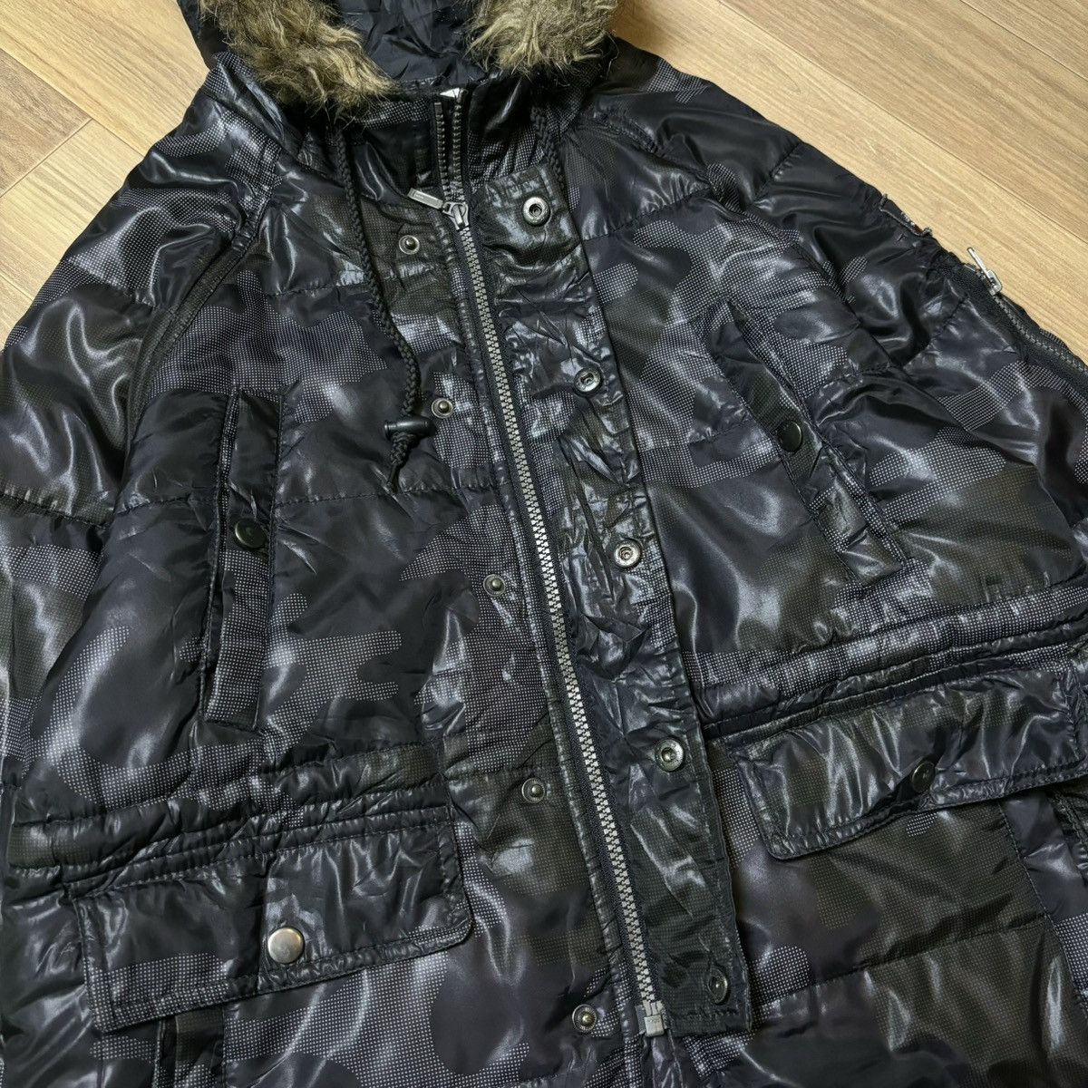 Hysteric Glamour × If Six Was Nine × Le Grande Bleu (L.G.B.) Hysteric glamour/ sirmione fur jacket camo if6was9 LGB Style Size US M / EU 48-50 / 2 - 7 Thumbnail