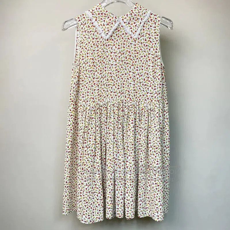 Miu Miu Miu Miu Yellow Cotton Dress for Women . Size S / US 4 / IT 40 - 1 Thumbnail