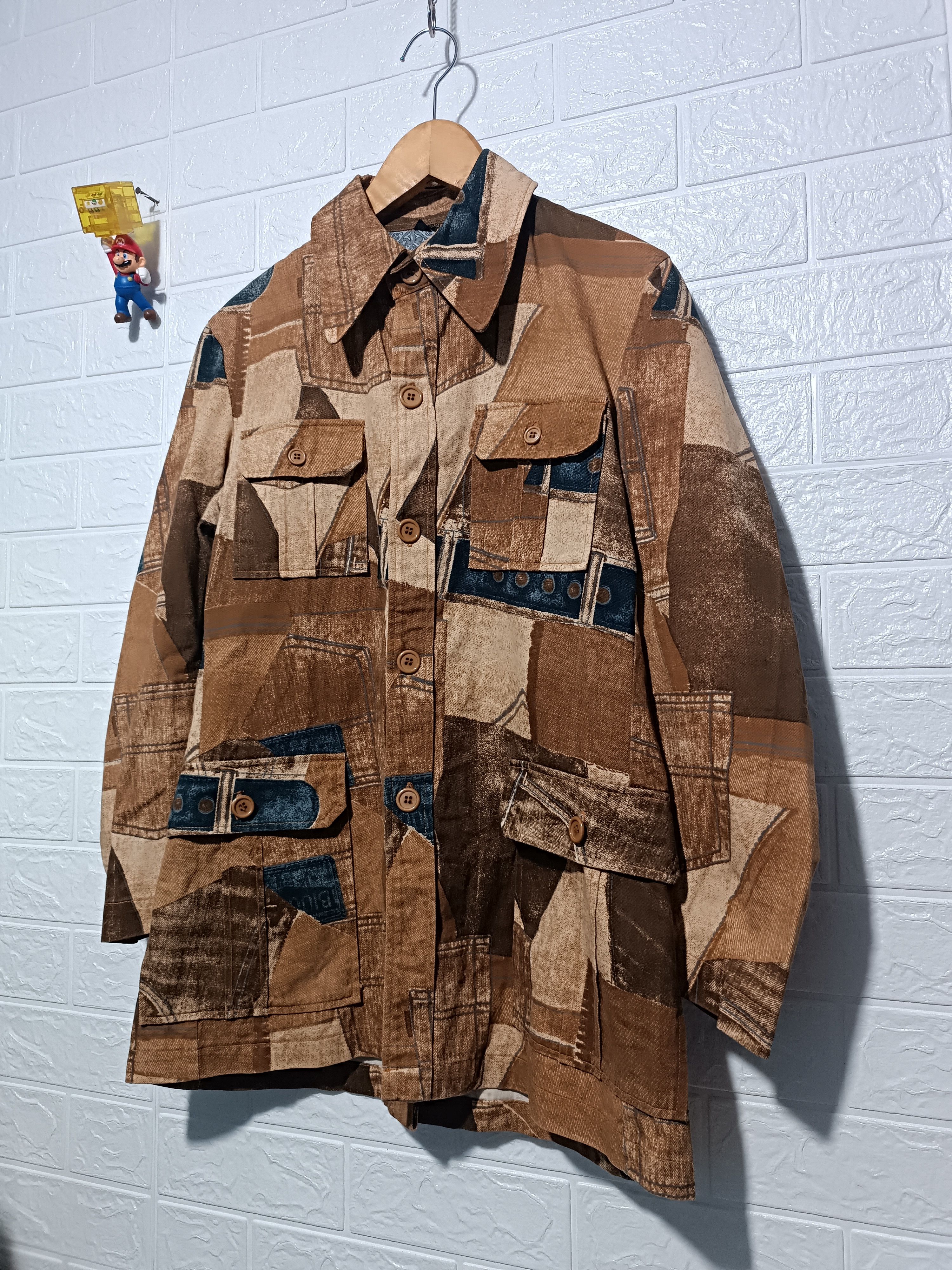 Japanese Brand Vintage Fake Patchwork Denim Size US M / EU 48-50 / 2 - 2 Thumbnail