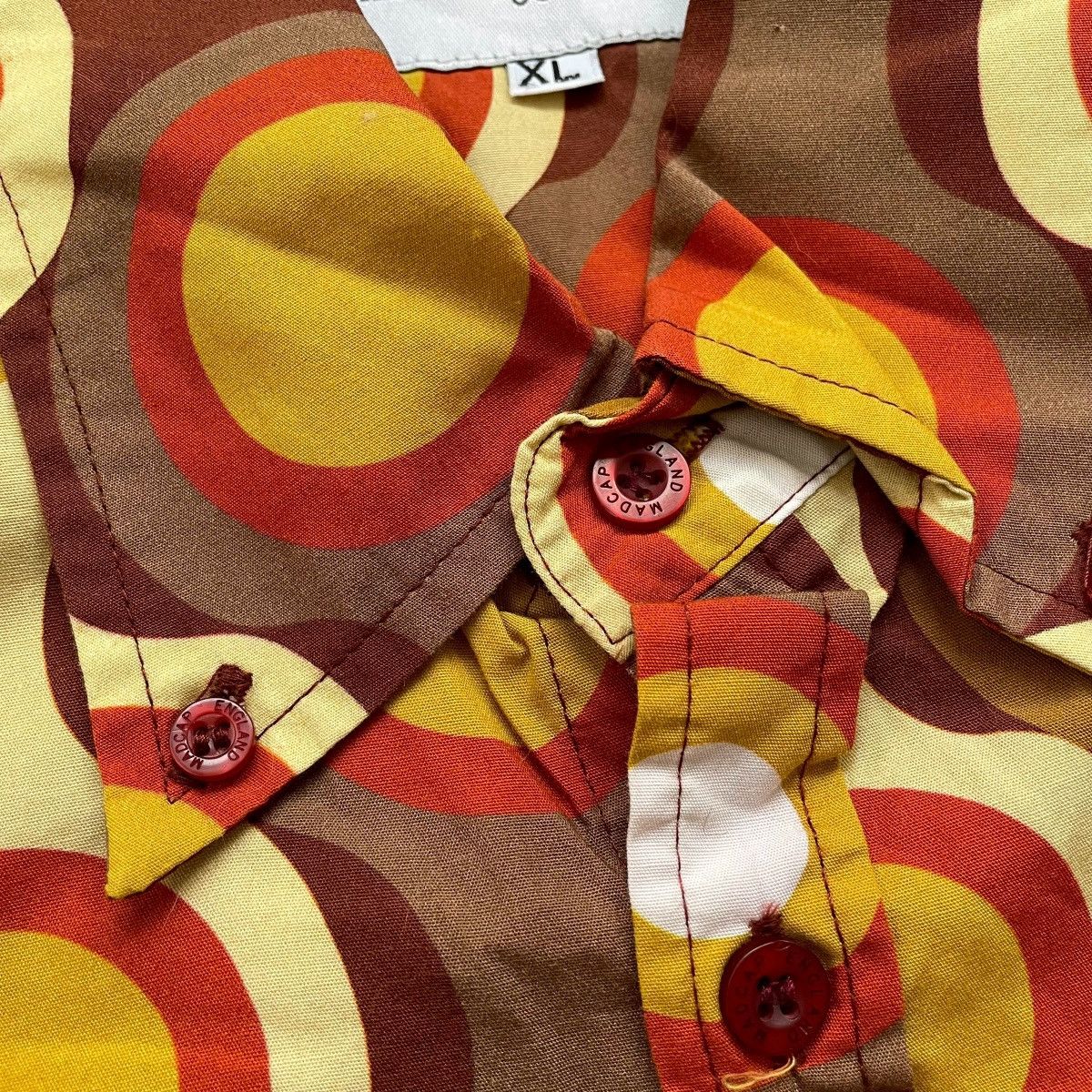 Vintage VINTAGE MADCAP ENGLAND RETRO AOP BUTTON UPS SHIRT Size US XL / EU 56 / 4 - 3 Thumbnail