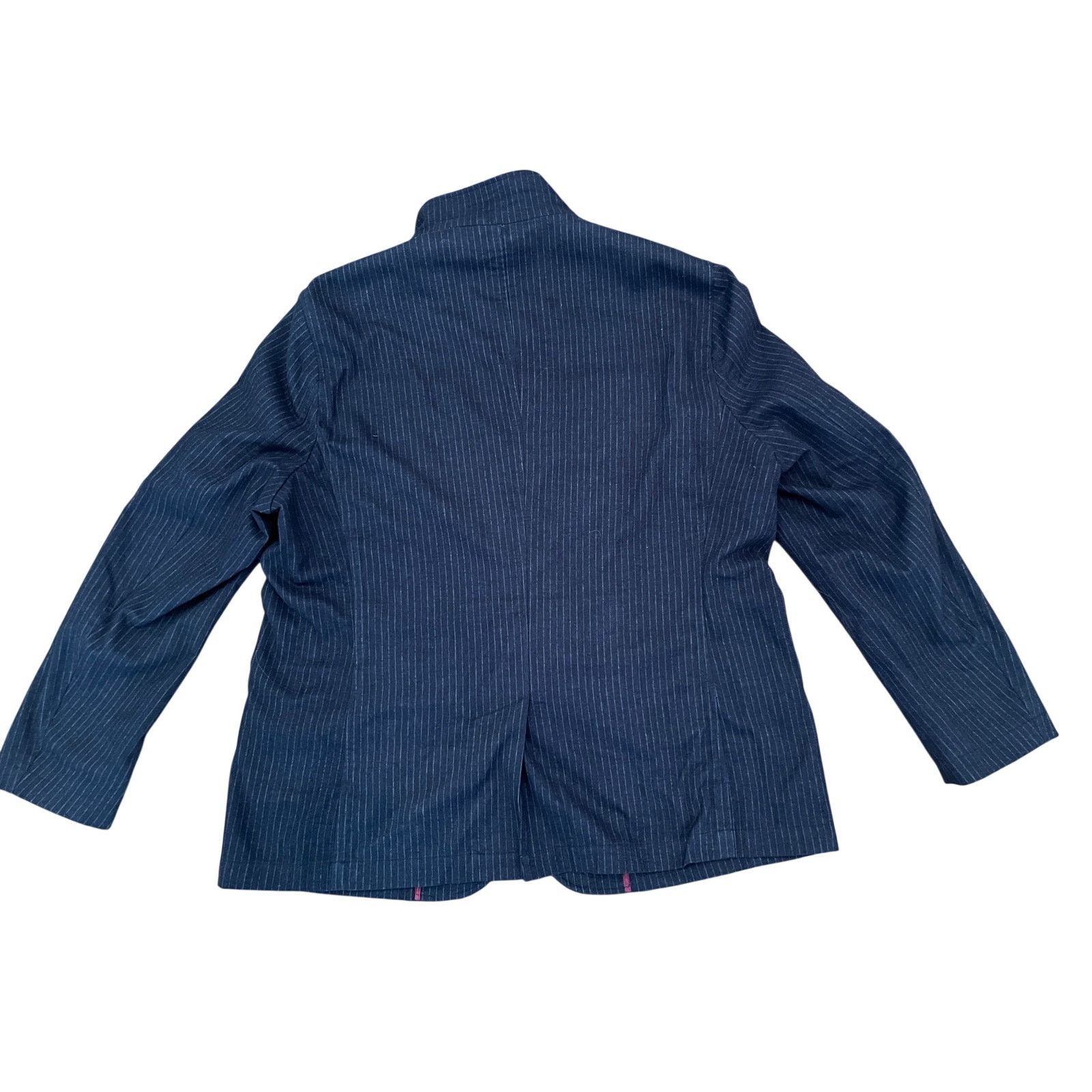 Robert Graham Rare Robert Graham Pinstripe Paisley Lined Field Jacket 2XL Size US XXL / EU 58 / 5 - 11 Thumbnail