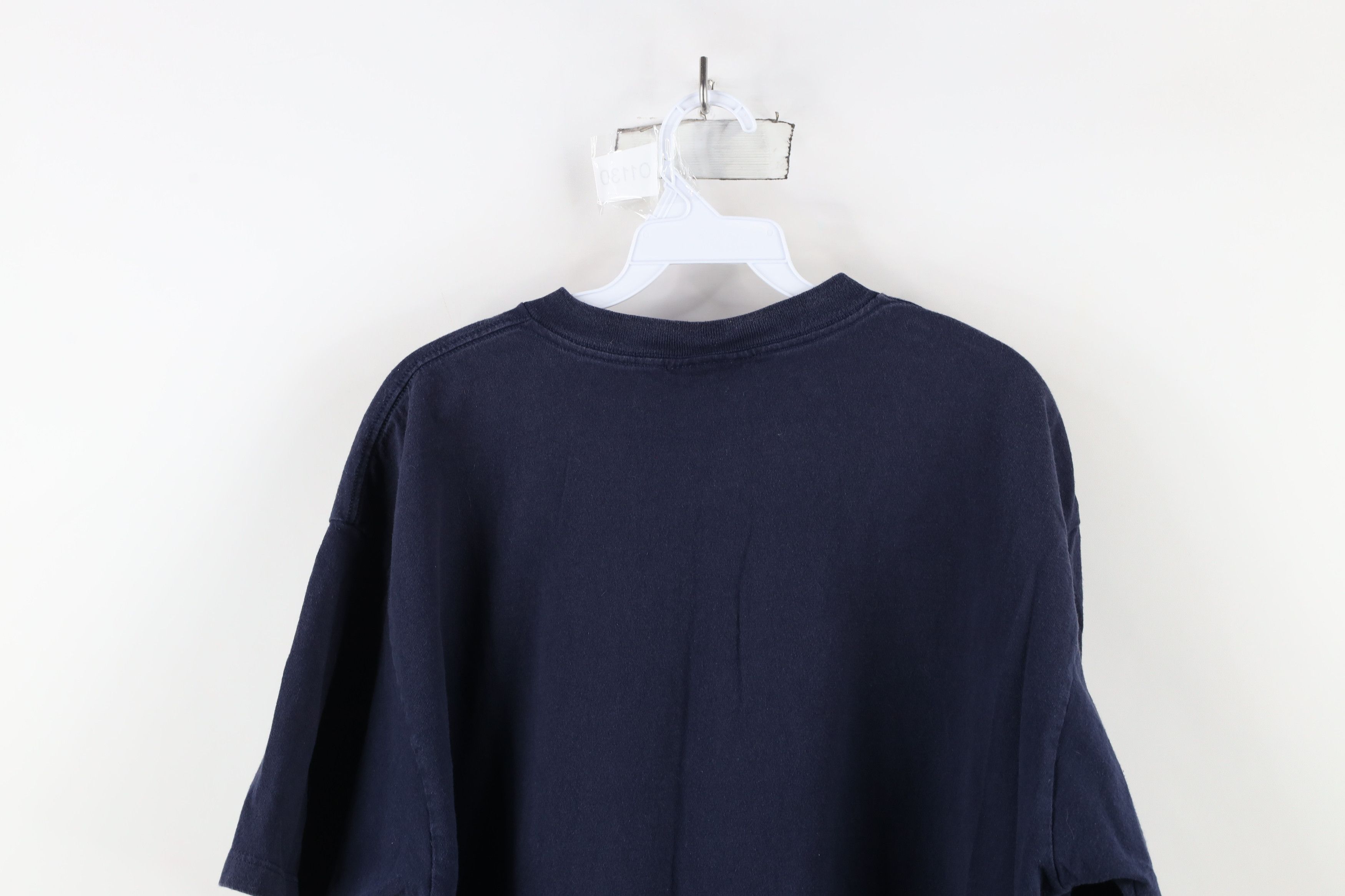 Nautica × Vintage Vintage 90s Nautica Short Sleeve T-Shirt Blue Cotton USA Size US XL / EU 56 / 4 - 9 Thumbnail