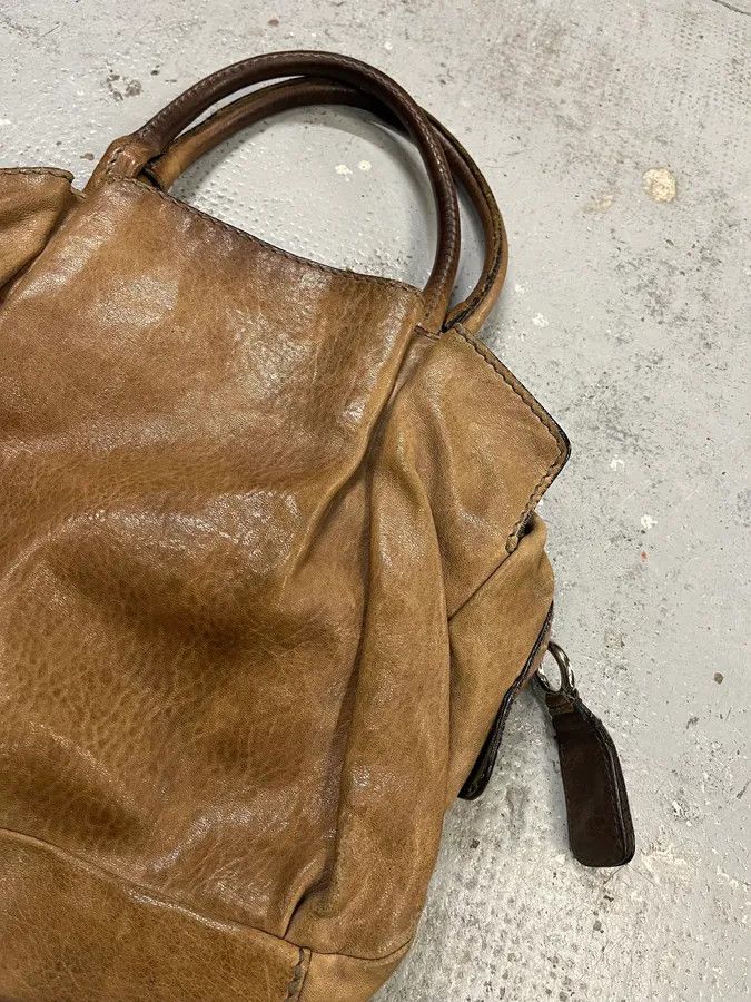 Dolce & Gabbana 2000s Dolce & Gabbana Brown Leather Handle Bag Size ONE SIZE - 5 Thumbnail