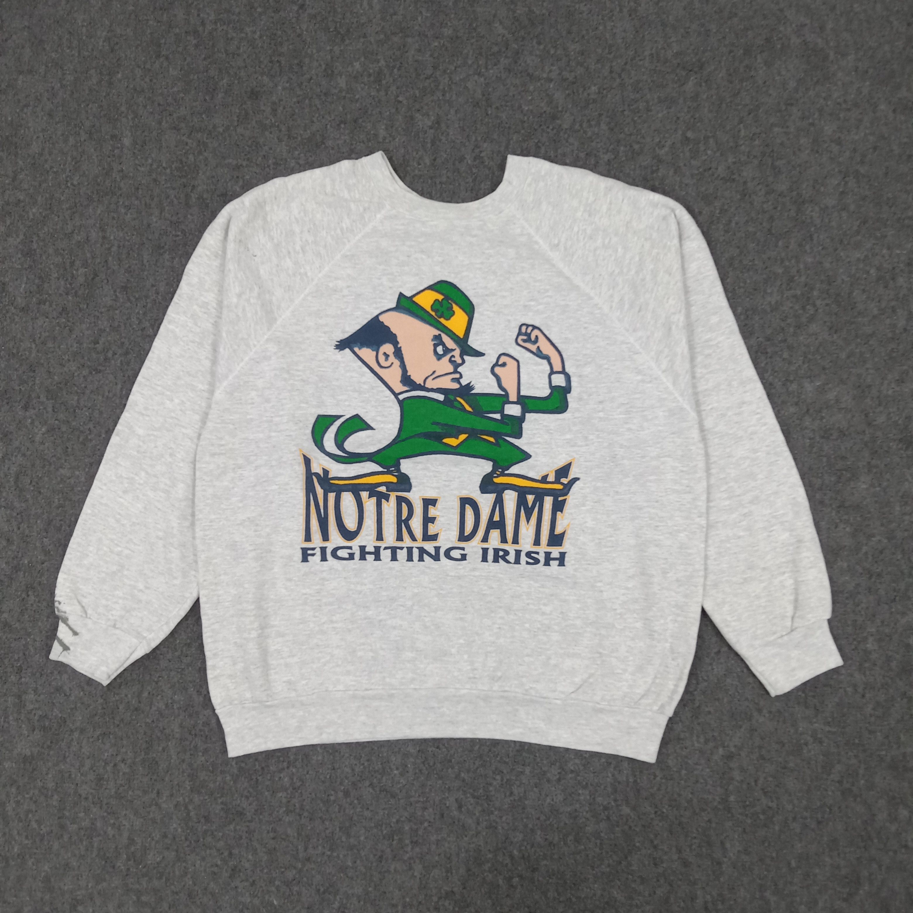 NFL × Vintage Notre Dame Fighting Irish NFL Sport Style Sweatshirt Size US L / EU 52-54 / 3 - 1 Thumbnail