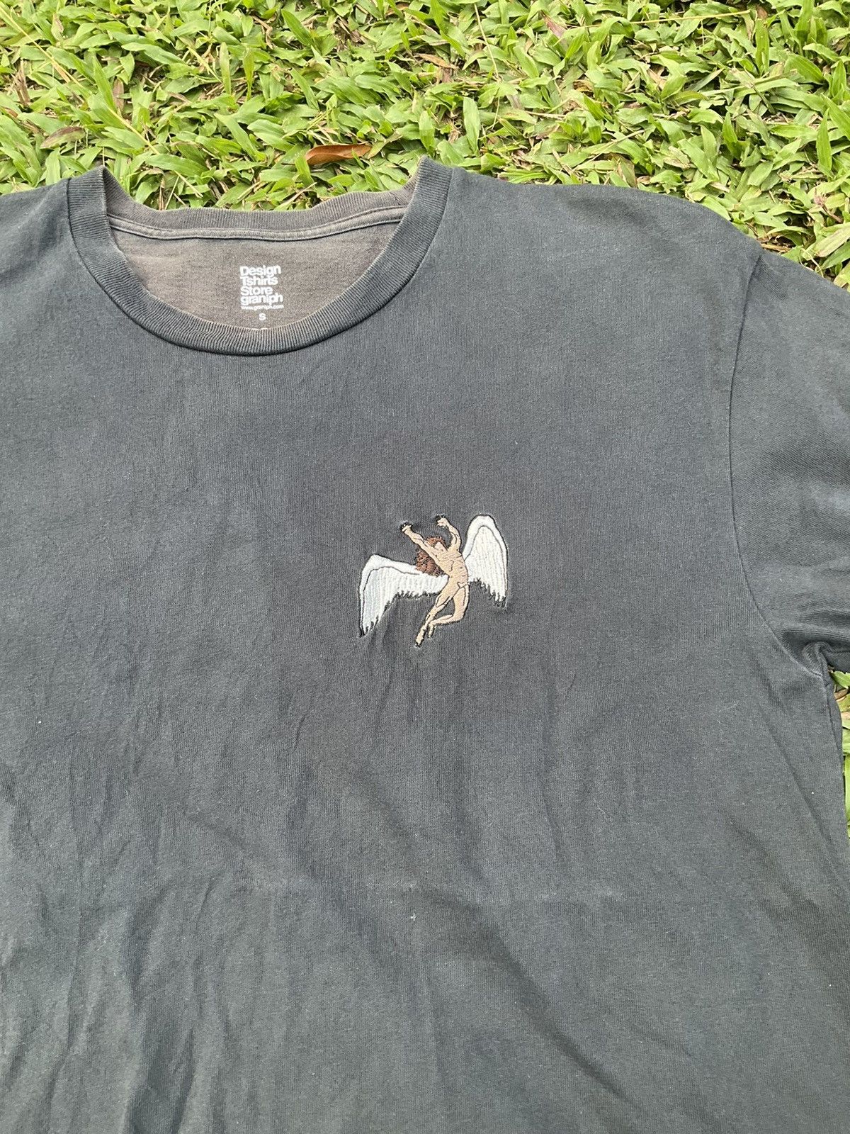 Band Tees × Led Zeppelin Vintage Led Zeppelin Faded Backhit with Logo Embroidered Size US S / EU 44-46 / 1 - 2 Thumbnail