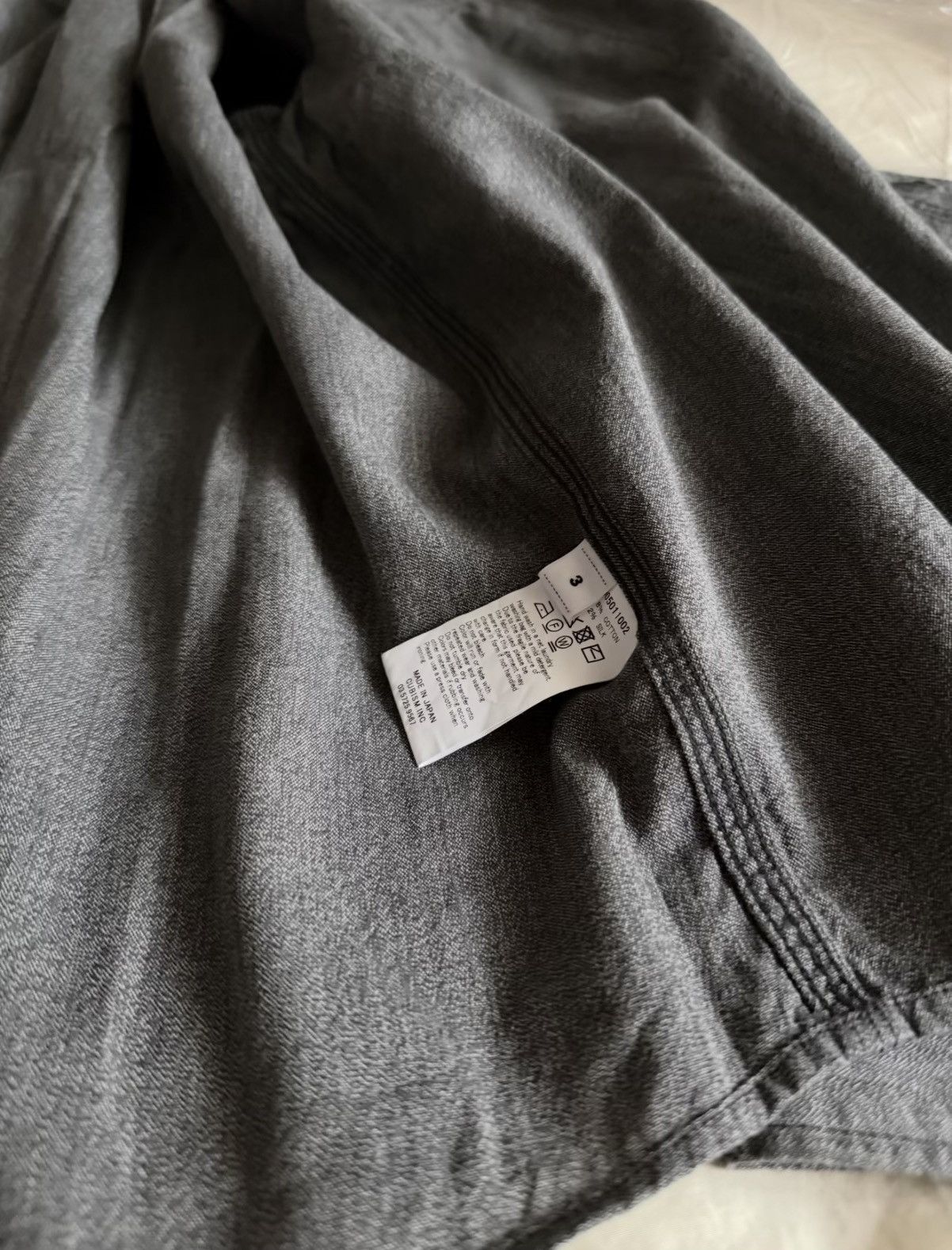 Visvim Super Rare VISVIM 26SS ICT LANGER CHAMBRAY L/S DMGD BLACK 3 Size US L / EU 52-54 / 3 - 3 Thumbnail
