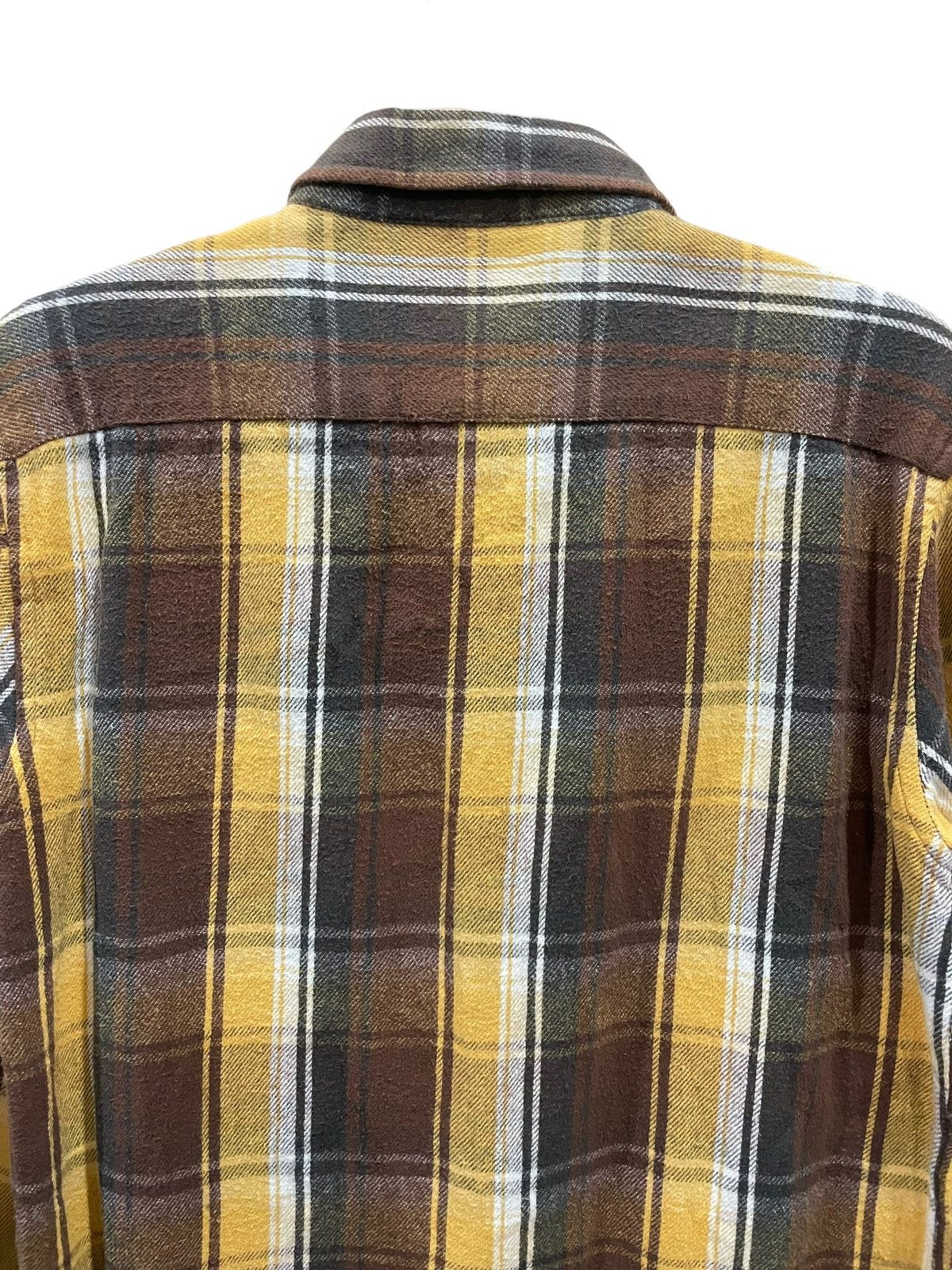 Japanese Brand Vintage Natural Travis Scott Style Tartan Plaid Flannel Size US M / EU 48-50 / 2 - 5 Thumbnail