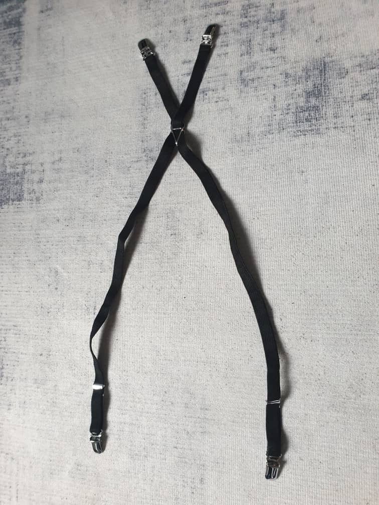 Japanese Brand 💥Unnamed black colour skin head style suspender Size ONE SIZE - 3 Thumbnail