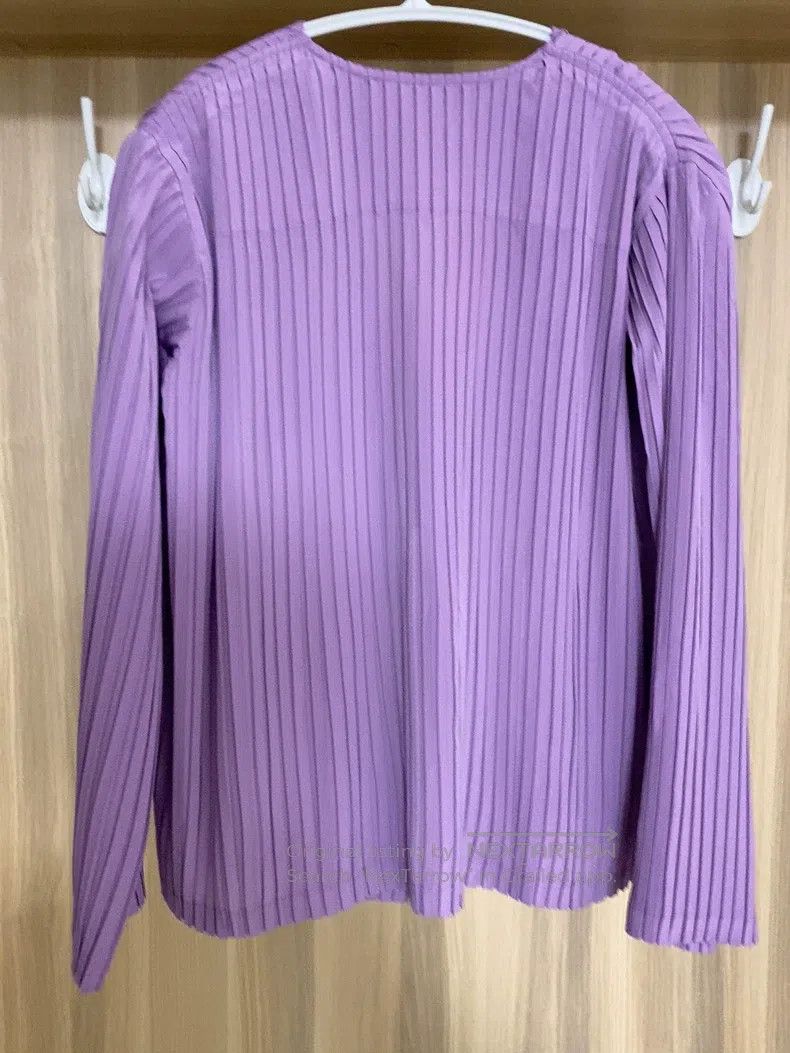 Issey Miyake Issey Miyake Purple Coat Size M / US 6-8 / IT 42-44 - 3 Thumbnail