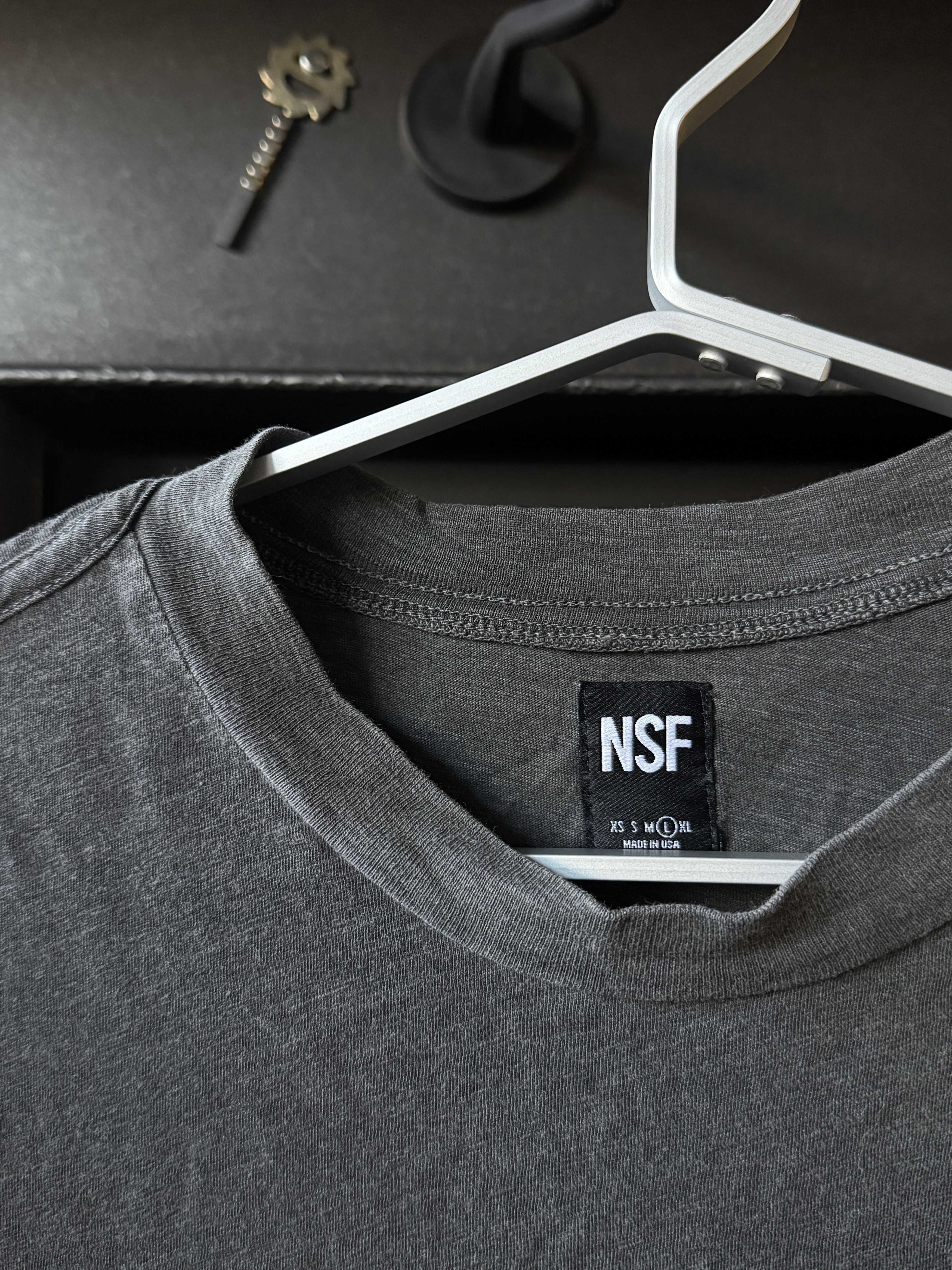 NSF Brand New NSF Distressed Short Sleeve T shirt Size L Size US L / EU 52-54 / 3 - 6 Thumbnail