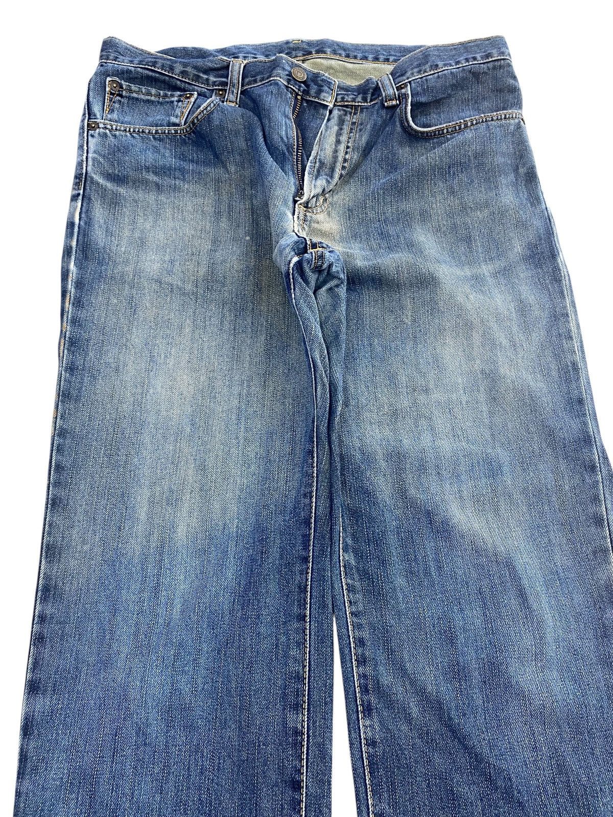 Edwin Edwin Acid Blue Wash Style Loose Jeans Size US 34 / EU 50 - 2 Thumbnail