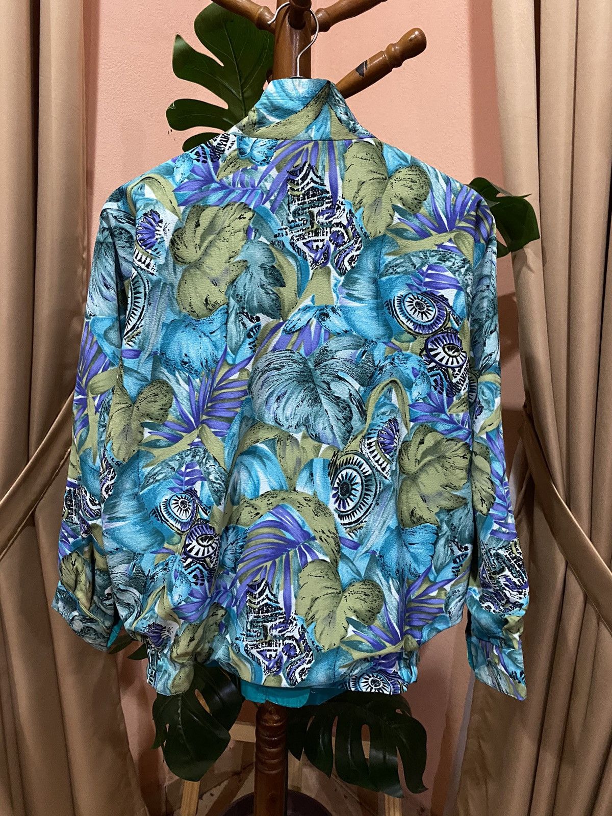 If Six Was Nine × Vintage VINTAGE ABSTRACT ALL OVER FLOWER JACKET Size US M / EU 48-50 / 2 - 10 Thumbnail