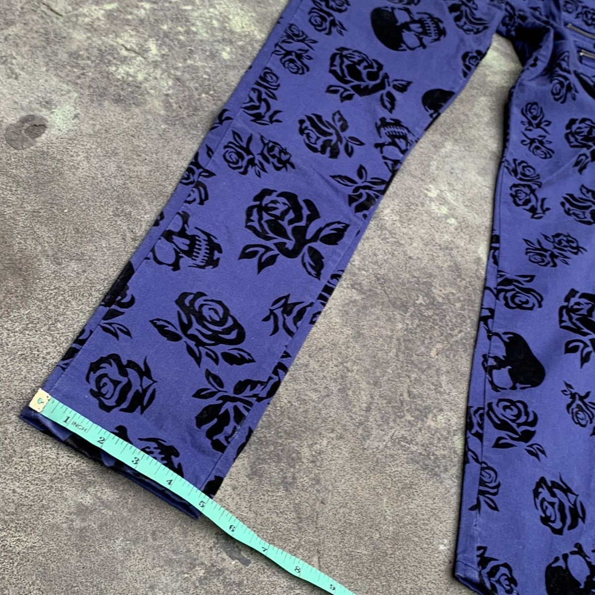 Japanese Brand Japanese pants towell skull art Size 29" - 14 Thumbnail