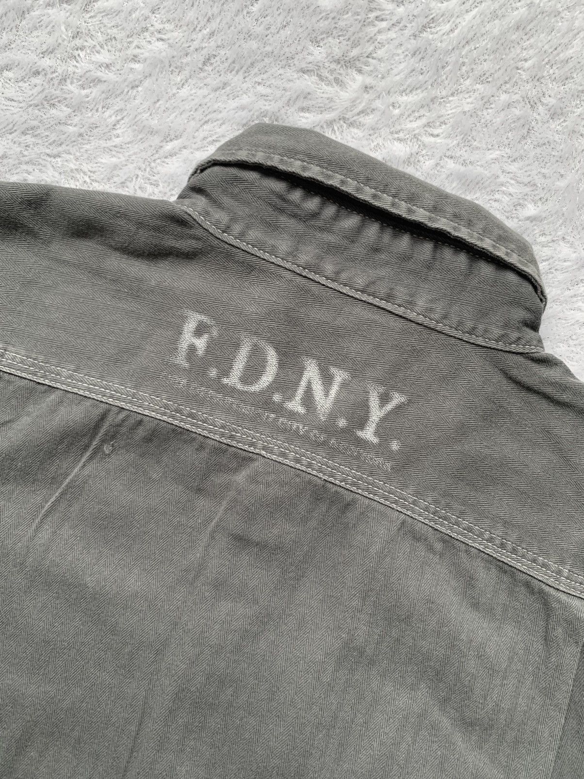 Vintage Fire department city of newyork FDNY workshirt Size US M / EU 48-50 / 2 - 6 Thumbnail