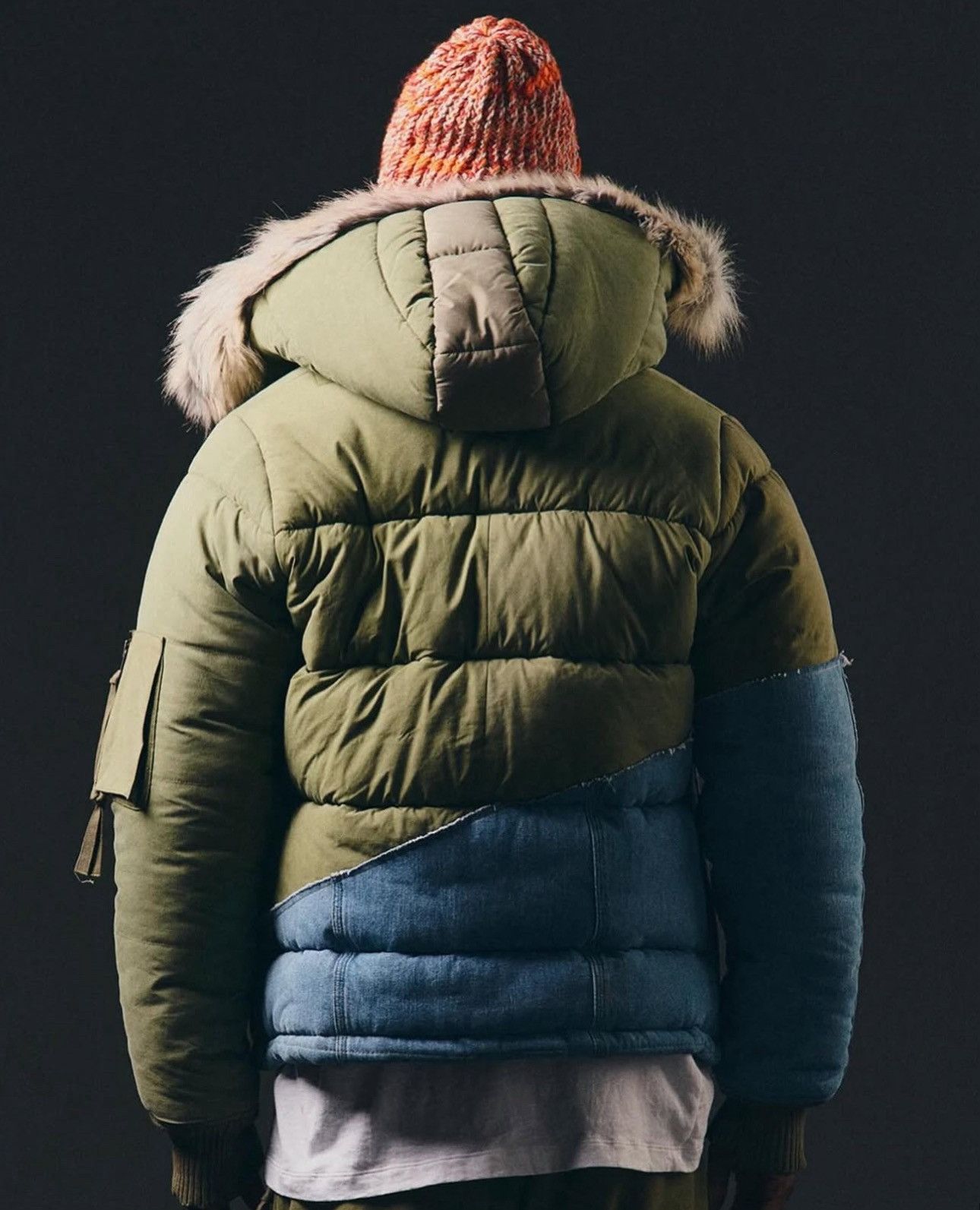 Greg Lauren Quilted Army Super Warm Liner Retro Puffy Puffer Jacket Size US XXL / EU 58 / 5 - 9 Thumbnail