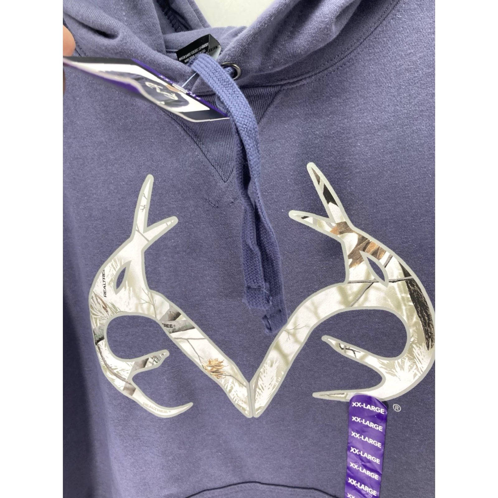Realtree Realtree Hoodie Sweatshirt Men 2XL Gray Graphic Logo Pullover Cotton NWT Size US XXL / EU 58 / 5 - 6 Thumbnail