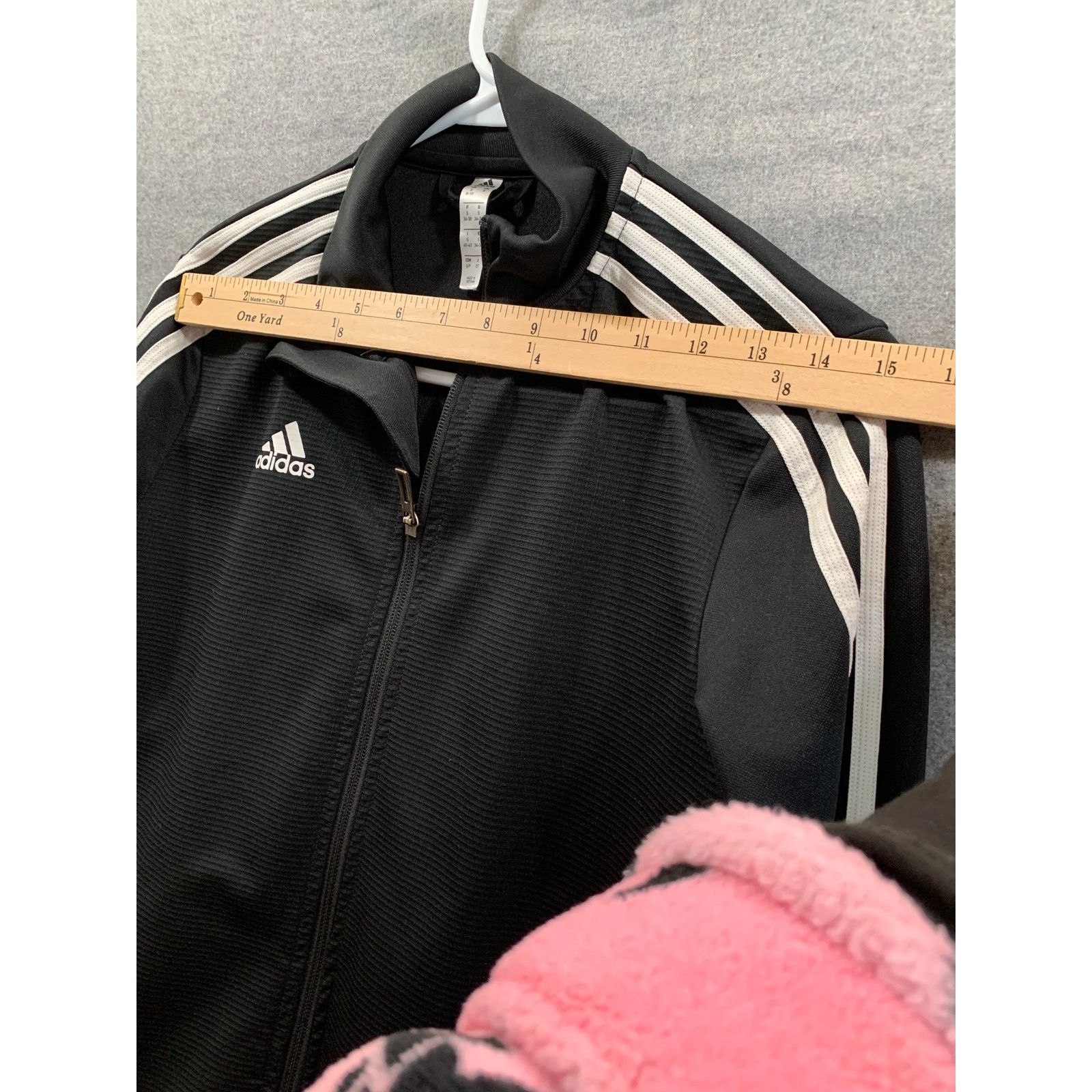 Adidas Adidas Jacket Adult Small Black Full Zip Long Sleeve Size US S / EU 44-46 / 1 - 4 Thumbnail
