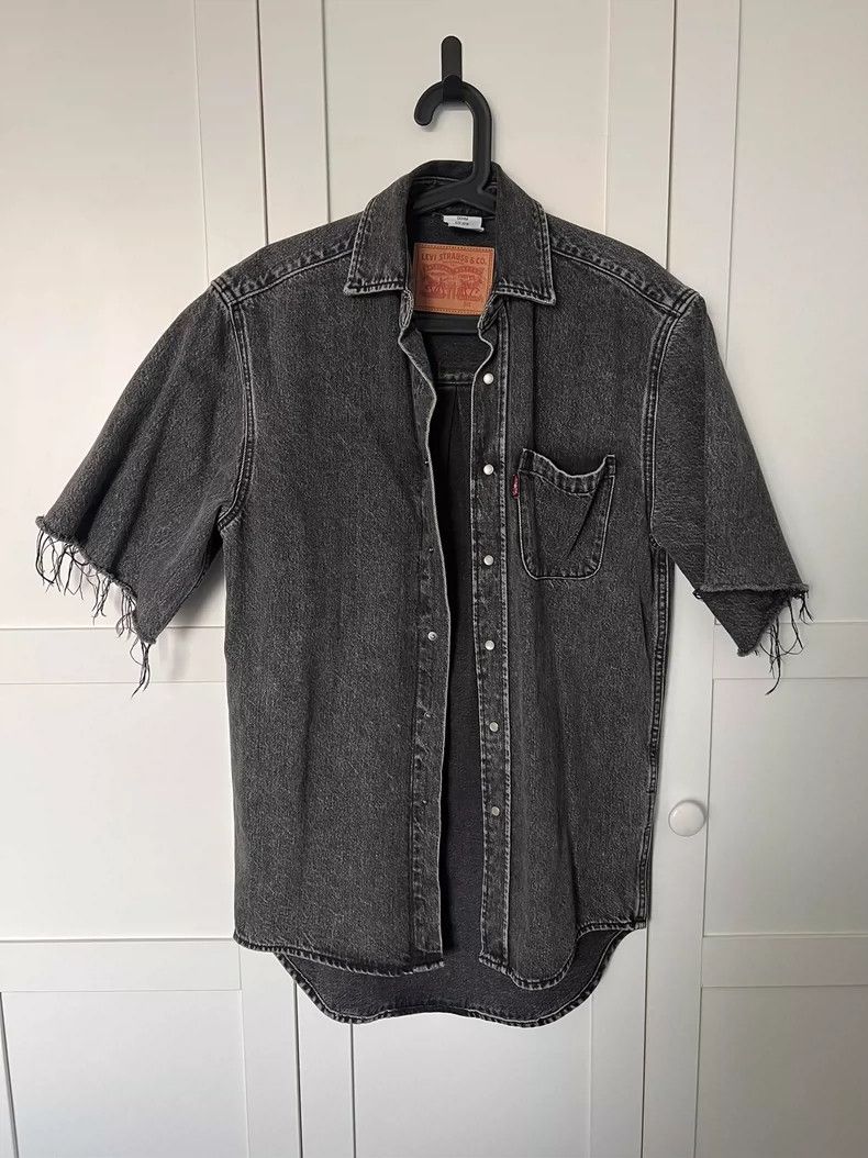 Vetements Vetements Collaboration levis denim short-sleeve shirt jac Size US XS / EU 42 / 0 - 1 Thumbnail