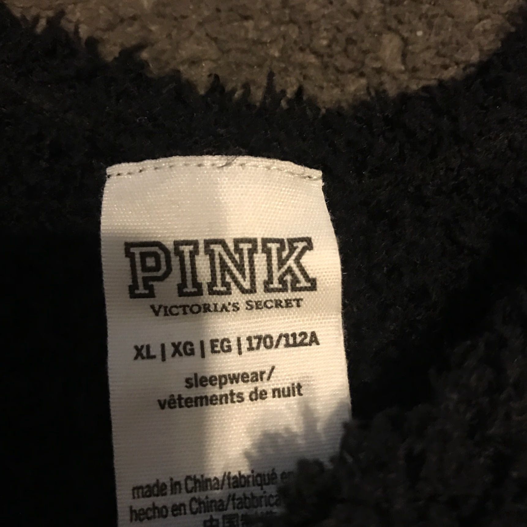 Vintage PINK Victoria’s Secret Cozy Black Tank Top XL And Bottom XL Tank Top Women Sleeveless Round Neck Basic Pre-owned Size XL / US 12-14 / IT 48-50 - 2 Thumbnail