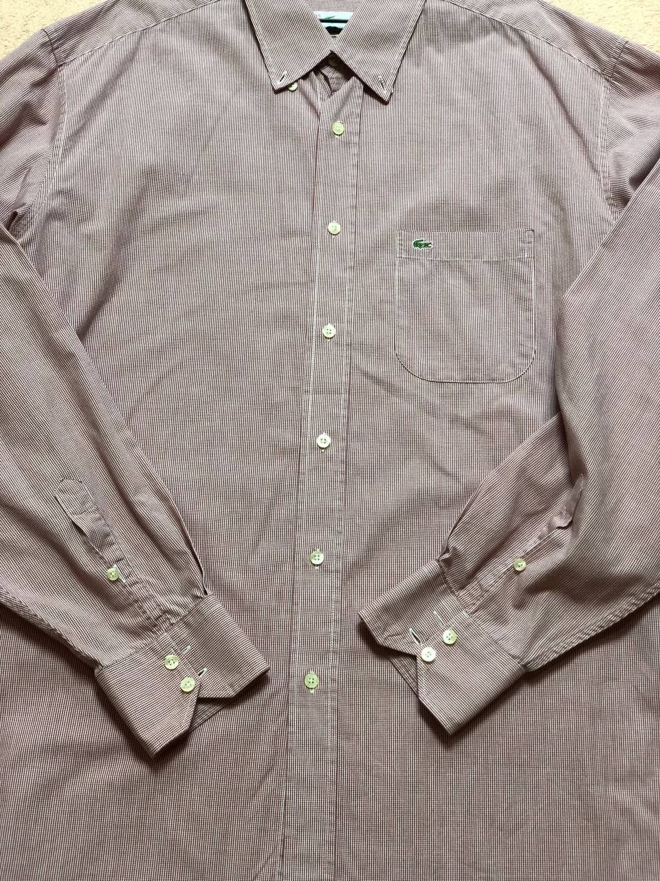 Lacoste Vintage print shirt logo Lacoste crazy Y2K streetwear Size US L / EU 52-54 / 3 - 7 Thumbnail