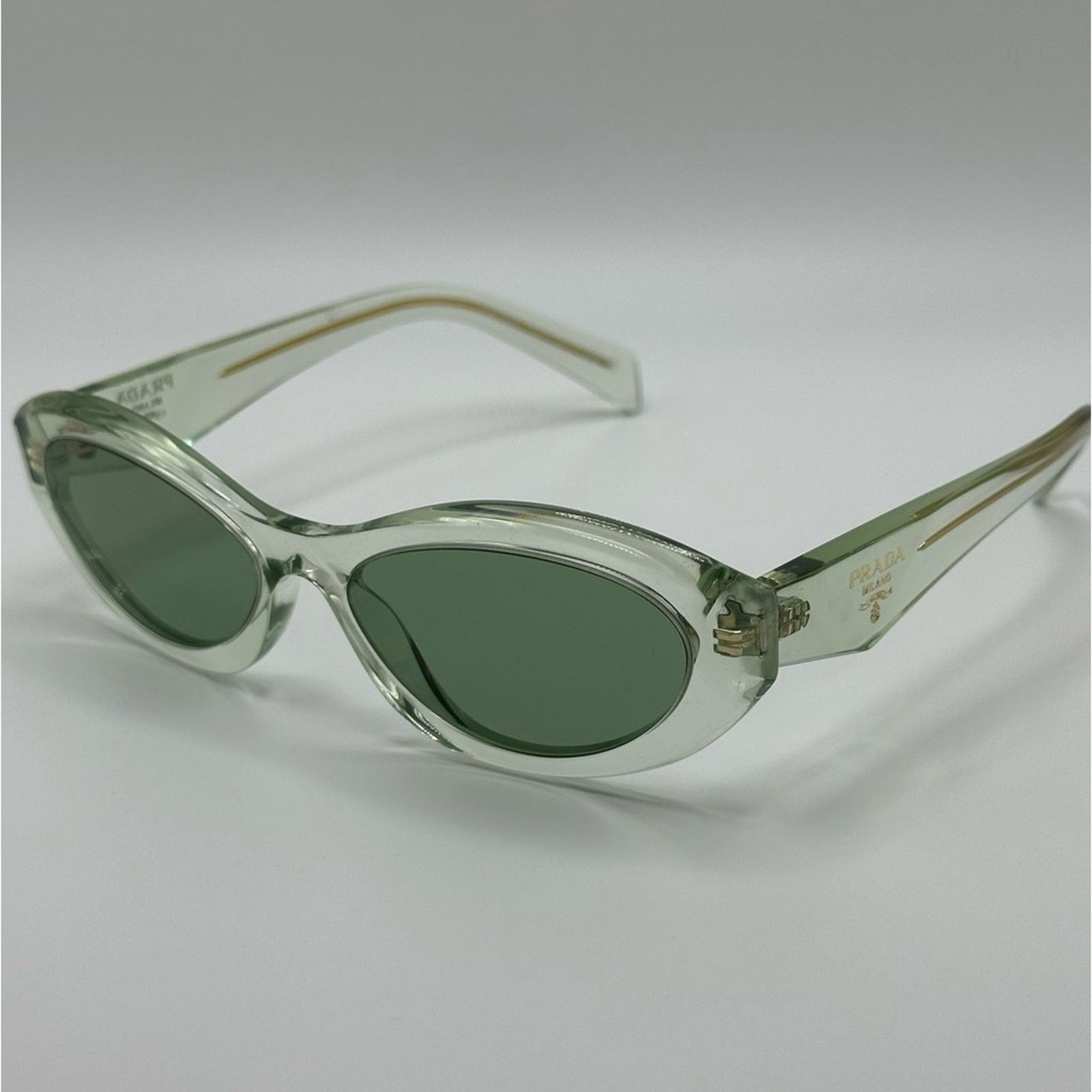 Prada NEW PRADA Symbol PR26ZS 14R20E Transparent Mint/Green Size ONE SIZE - 3 Thumbnail