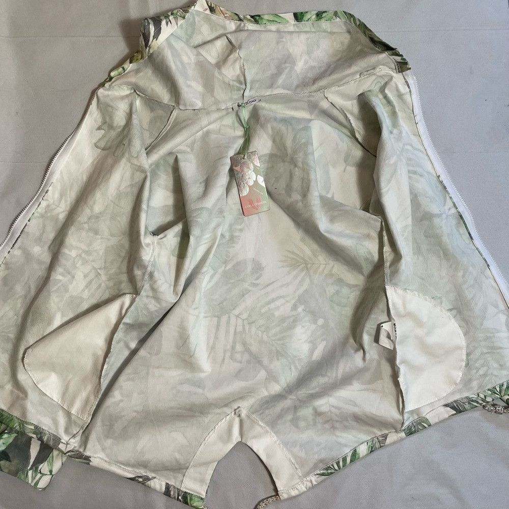Other NWT New Carla Giannini Made In Italy Palm Print Cotton Jack Size M / US 6-8 / IT 42-44 - 5 Thumbnail