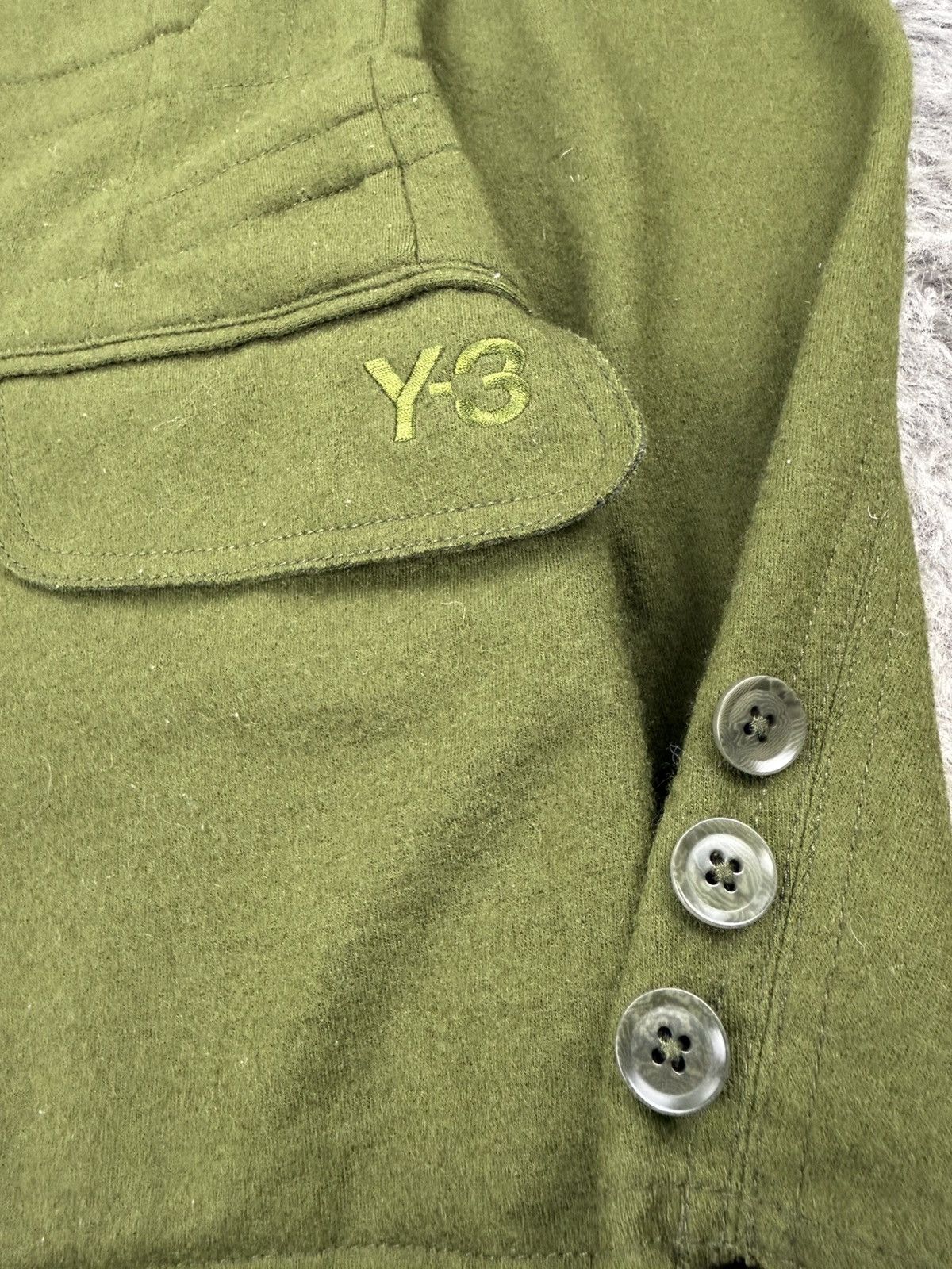 Yohji Yamamoto FW2013 YohjiYamamoto x Adidas Y-3 Utility Padded Wool Blazer Size US M / EU 48-50 / 2 - 20 Thumbnail