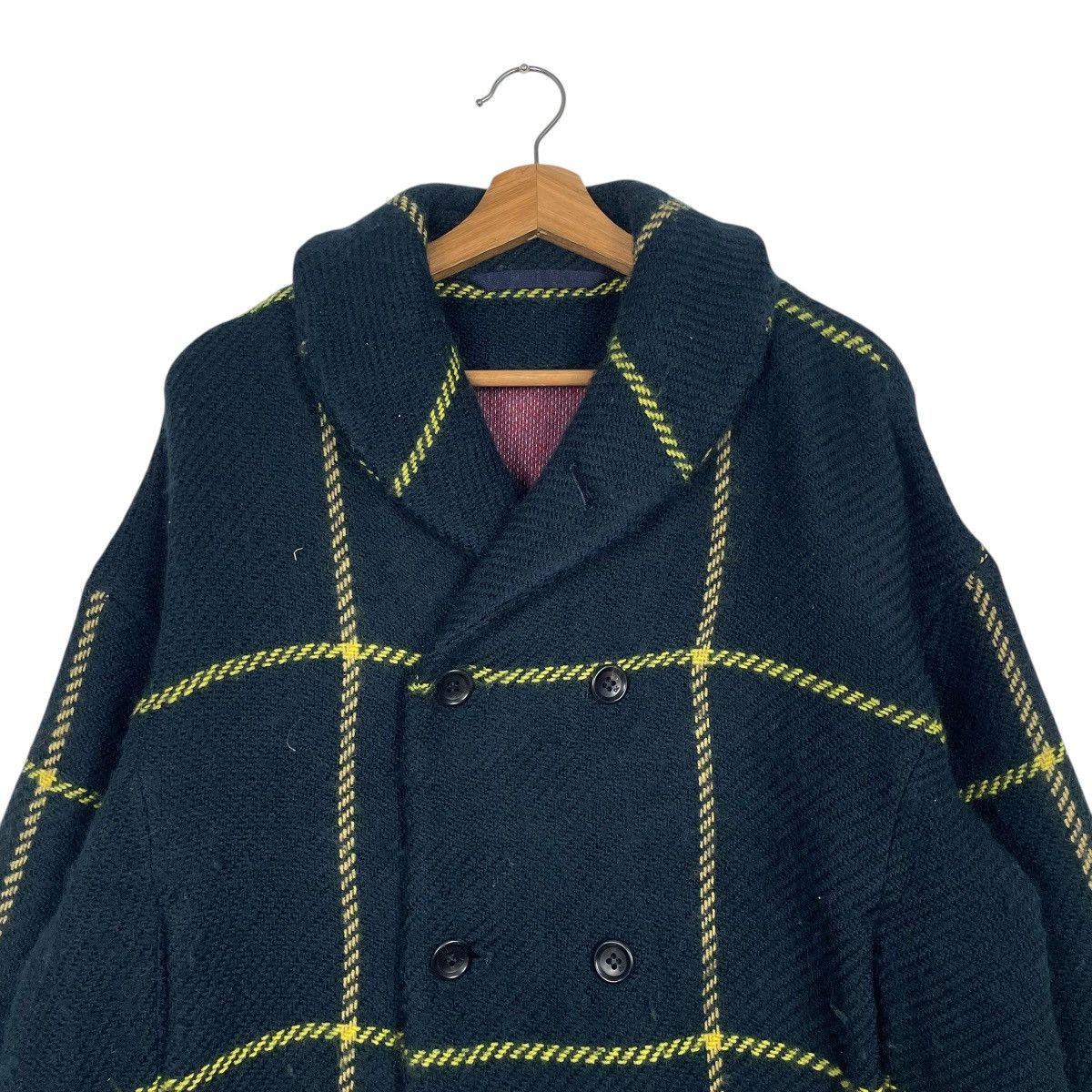 45rpm 45rpm Studio Double Breasted Tartan Wool Jacket Size US M / EU 48-50 / 2 - 2 Thumbnail