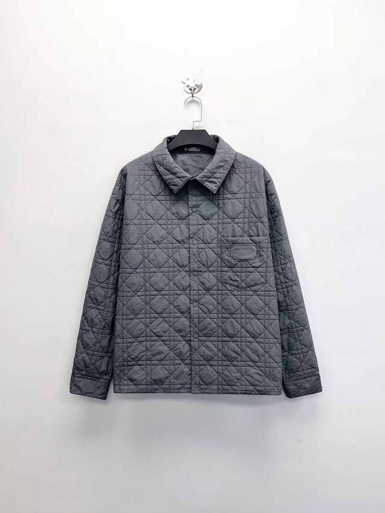 Dior Dior SS26 Gray Quilted Cotton Jacket Size US XXL / EU 58 / 5 - 1 Thumbnail