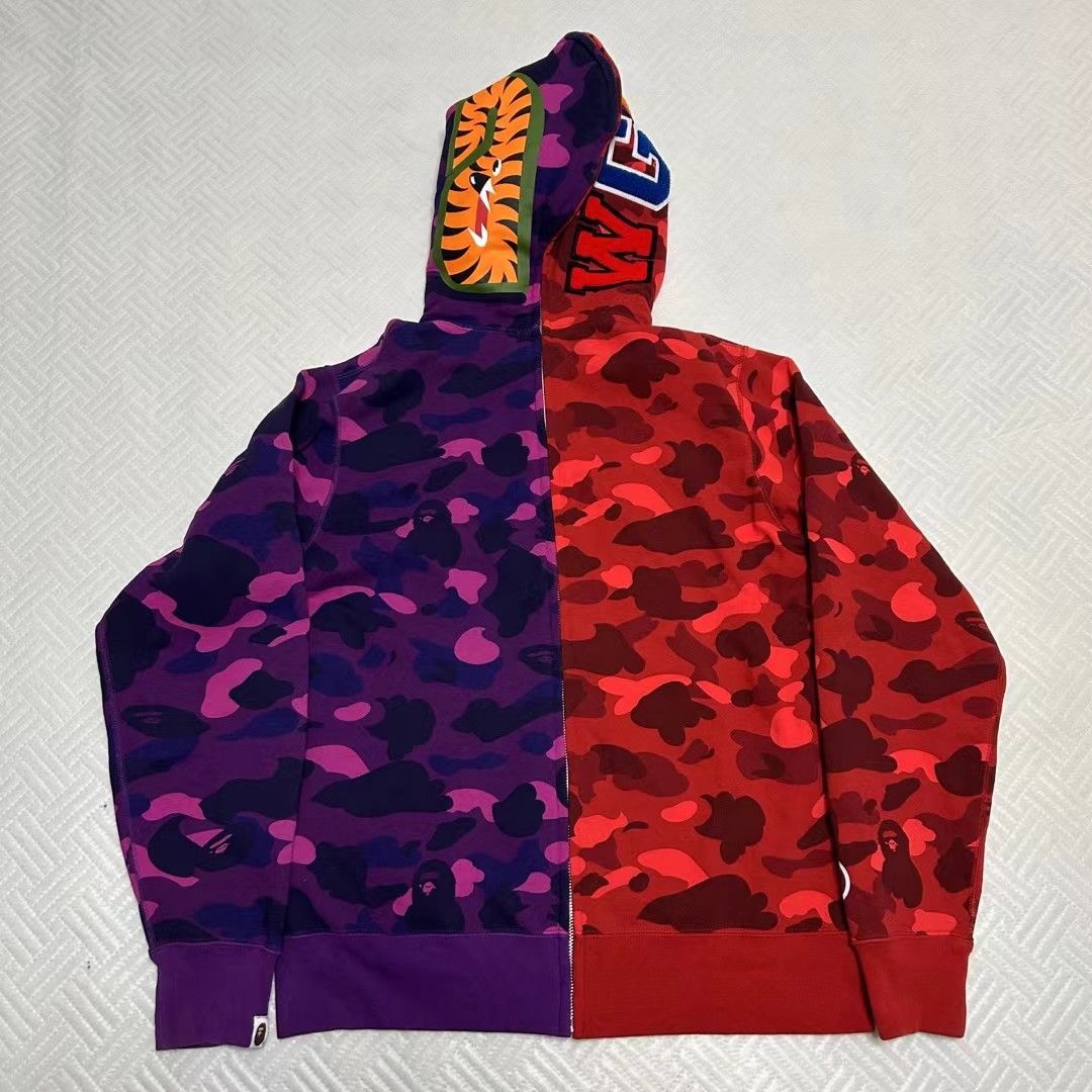Bape LIMITED CAMO SHARK FULL ZIP HOODIE Size US L / EU 52-54 / 3 - 2 Thumbnail