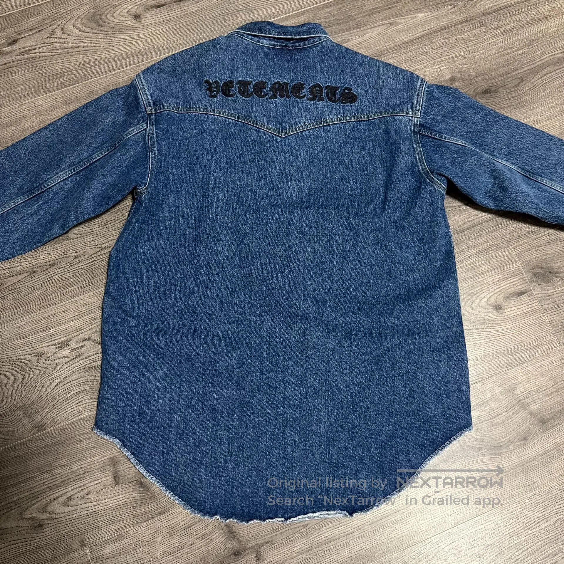 Vetements VETEMENTS Denim Shirt Jacket XS. Size US XS / EU 42 / 0 - 8 Thumbnail