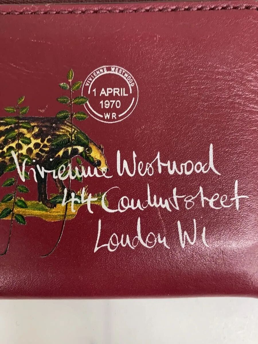 Vivienne Westwood Post Card Leather Wallet Size ONE SIZE - 3 Thumbnail