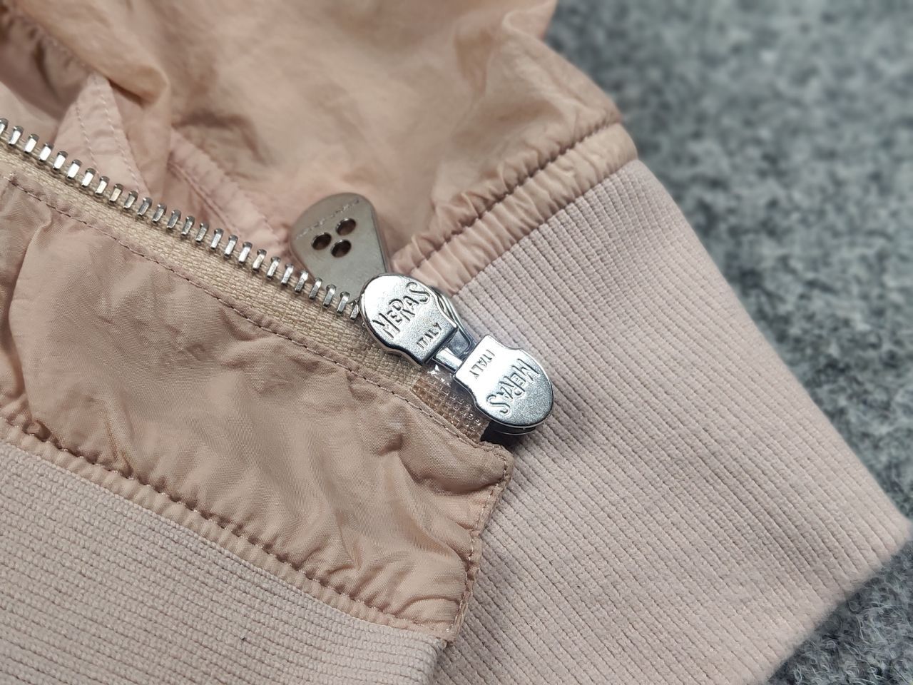 Peuterey Peuterey Designer Nylon Light Beige Bomber jacket Size M / US 6-8 / IT 42-44 - 15 Thumbnail