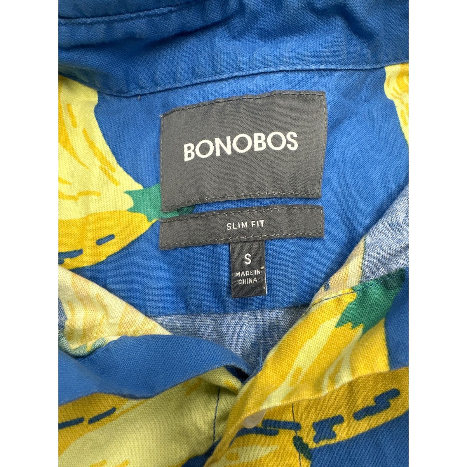 Bonobos Bonobos Button Shirt Banana Small Slim Fit Size US S / EU 44-46 / 1 - 3 Thumbnail